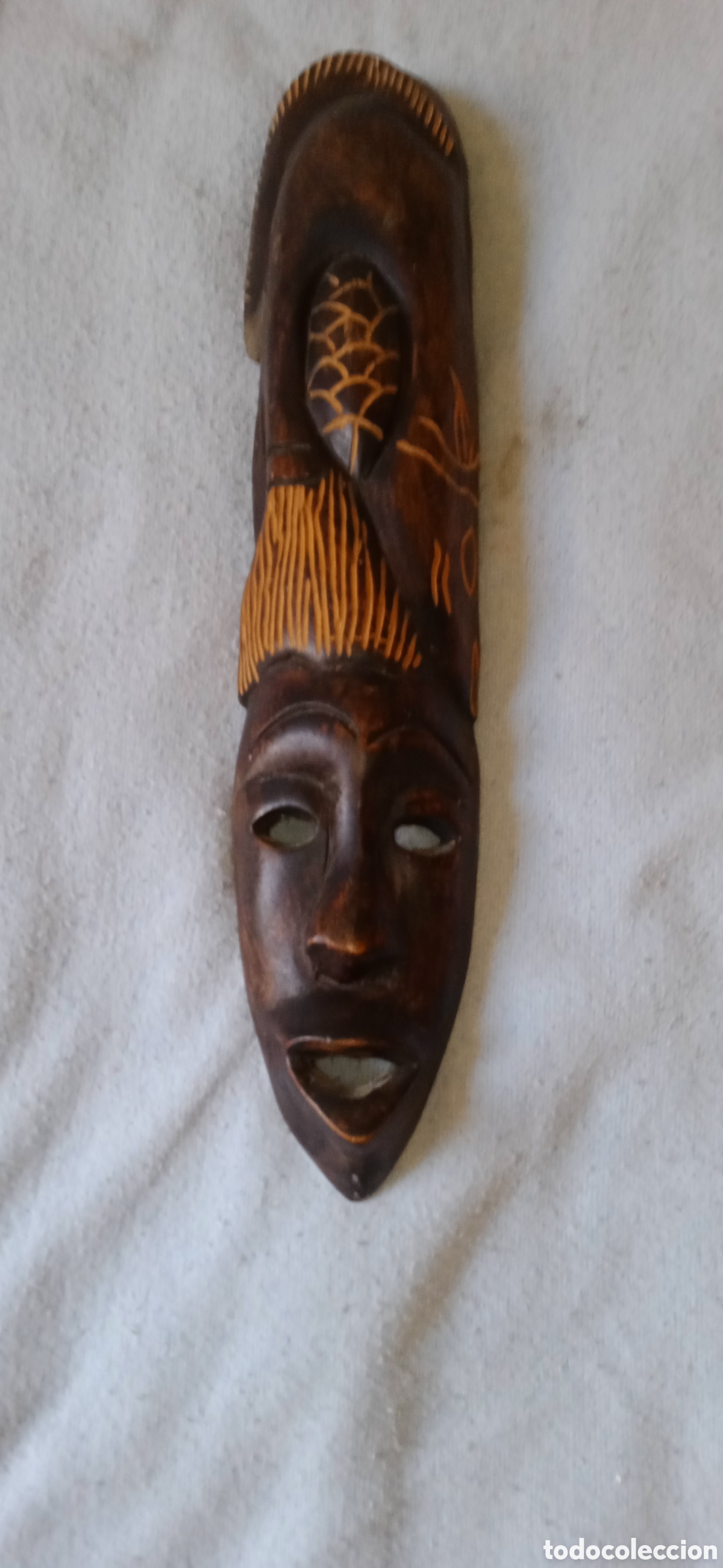 Colecionismo: M&aacute;scara decorativa tribal africana