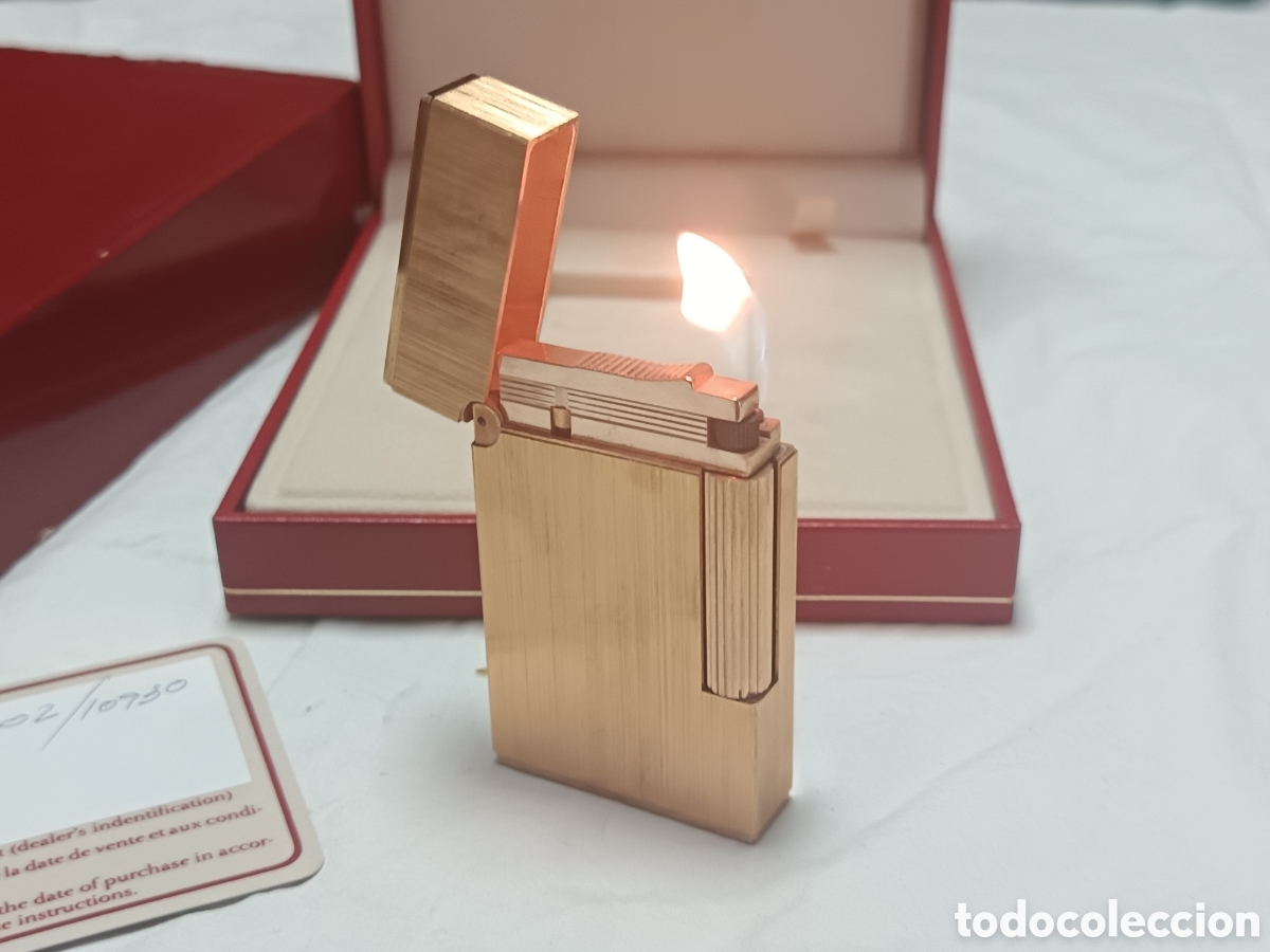 Collecting: FANT&Aacute;STICO ,S.T DUPONT FRANCE, ENCENDEDOR DE LUJO, CON CAJA Y PAPELES A&Ntilde;OS 80