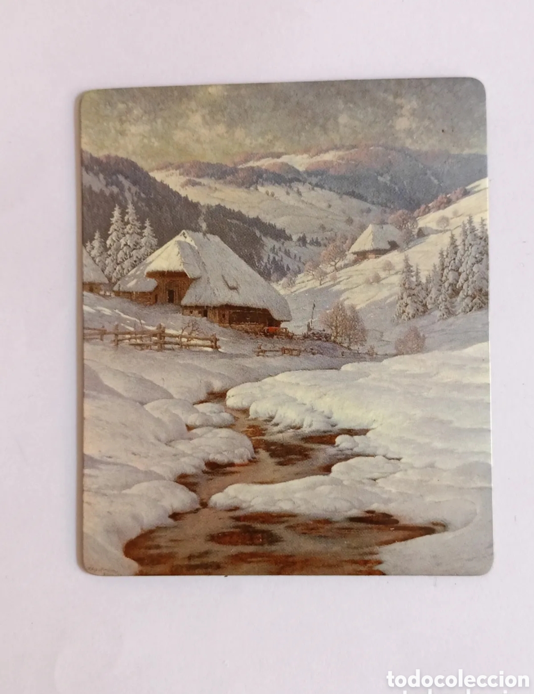 Collecting: Im&aacute;n Black Forest Farmhouses in a Winter Landscape