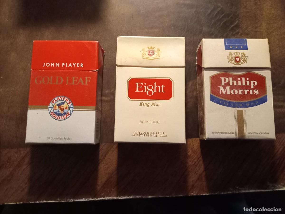 Coleccionismo: MARQUILLAS DE CIGARRILLOS - LOTE DE 3 -