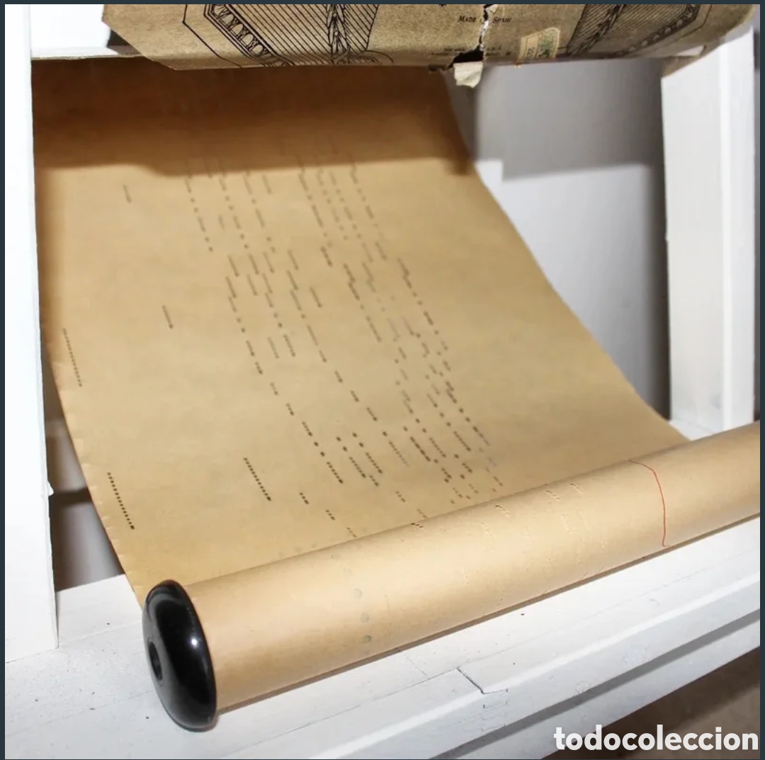 Sammeln: Rollo de pianola de Entre Flores, de Pacheco