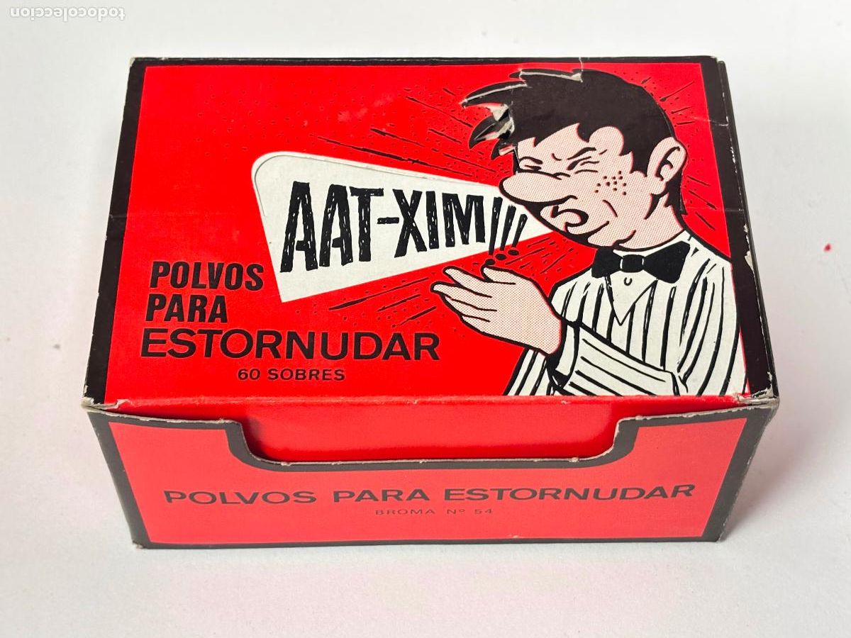 Sammeln: sanroma S.A. polvo de estornudar aat-xim con 9 sobres