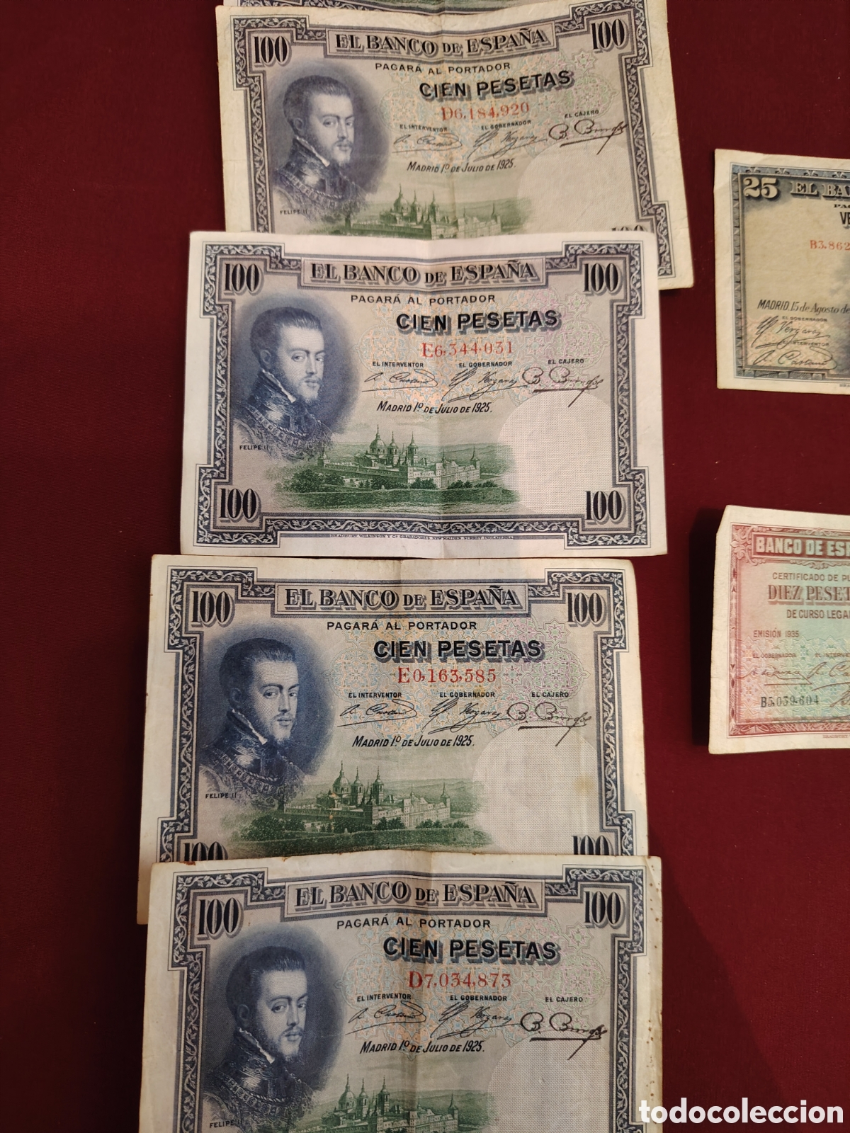 Coleccionismo: Lote de billetes de pesetas - Foto 3