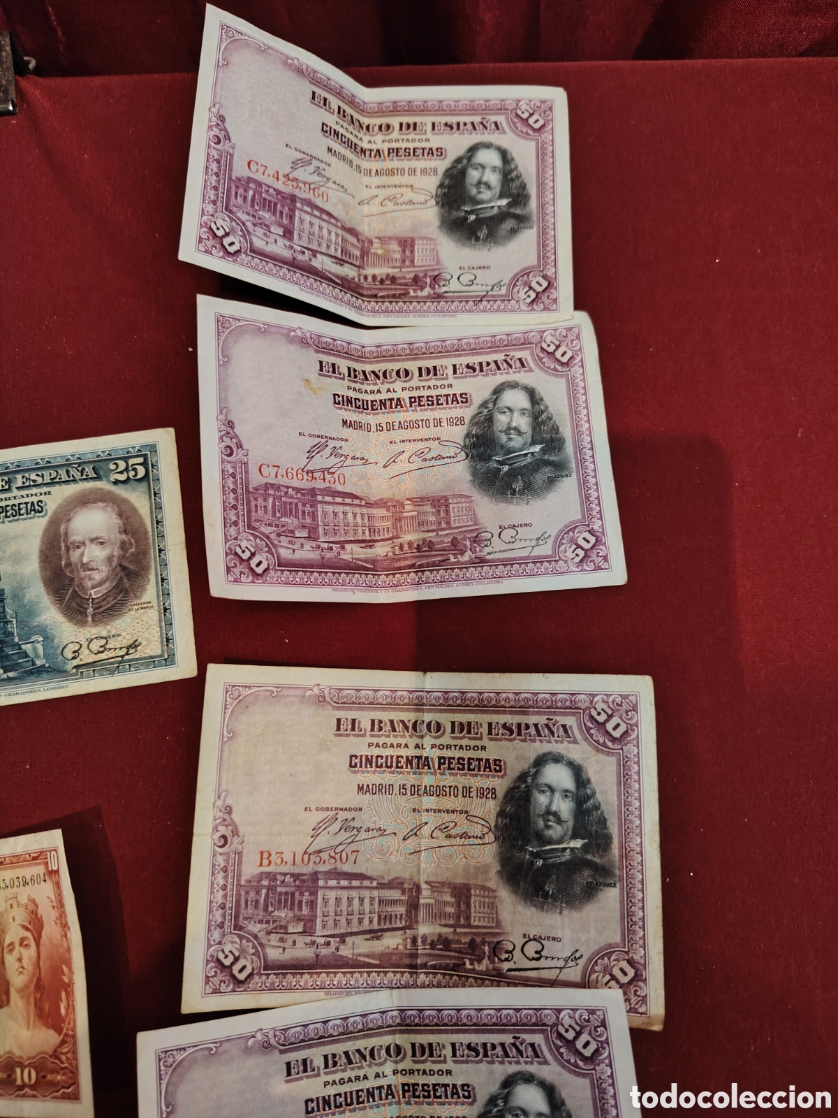 Coleccionismo: Lote de billetes de pesetas - Foto 4