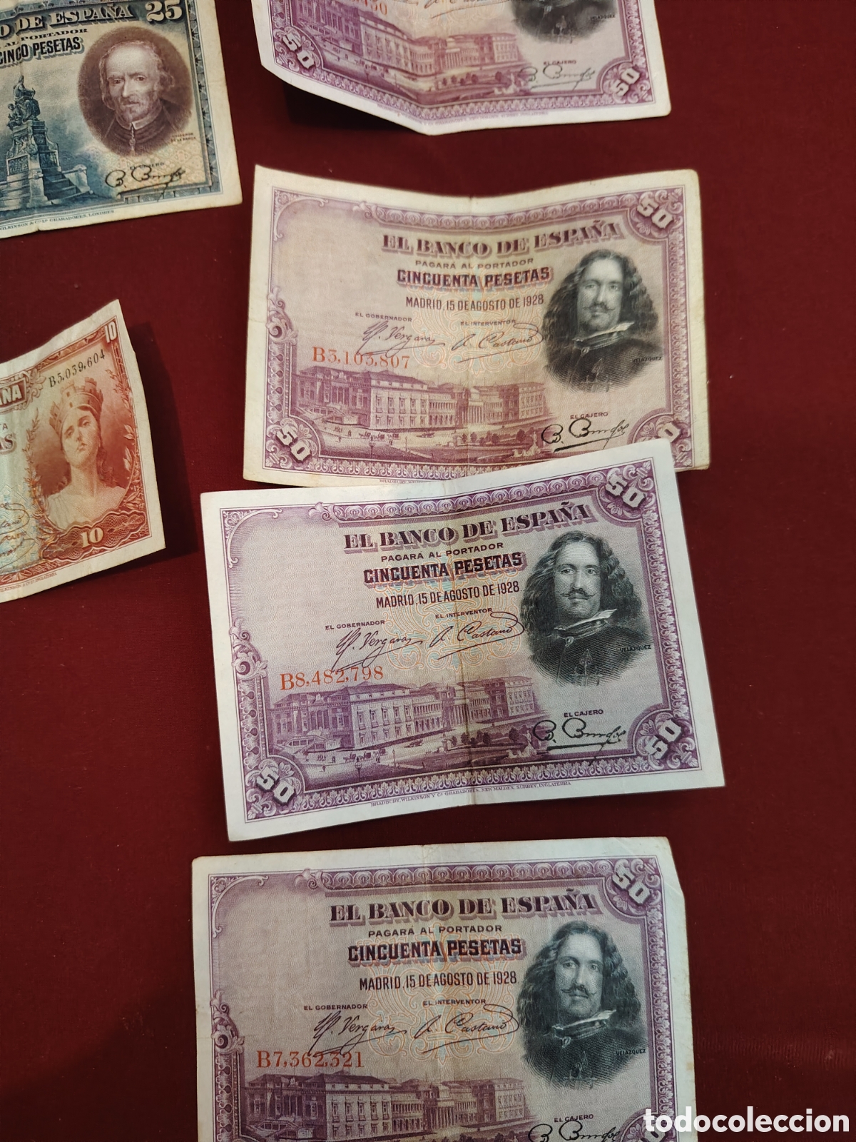 Coleccionismo: Lote de billetes de pesetas - Foto 5