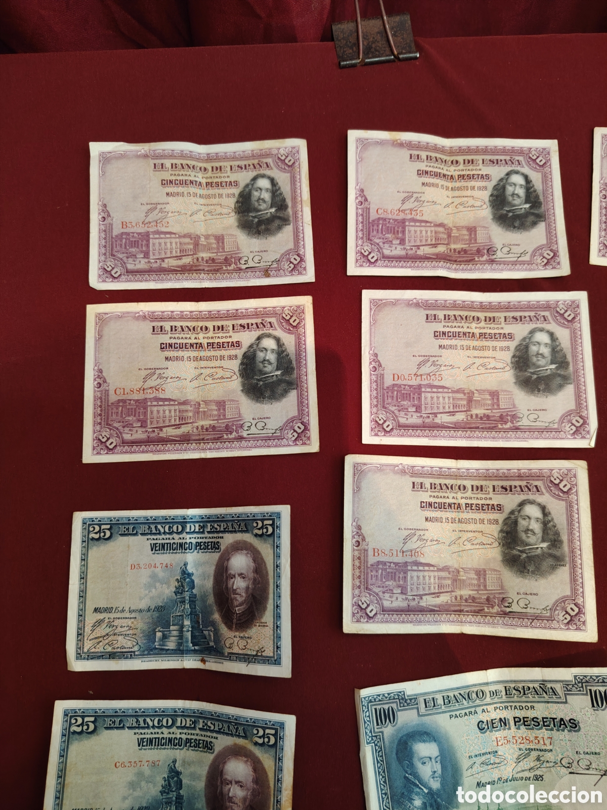 Coleccionismo: Lote de billetes pesetas - Foto 2