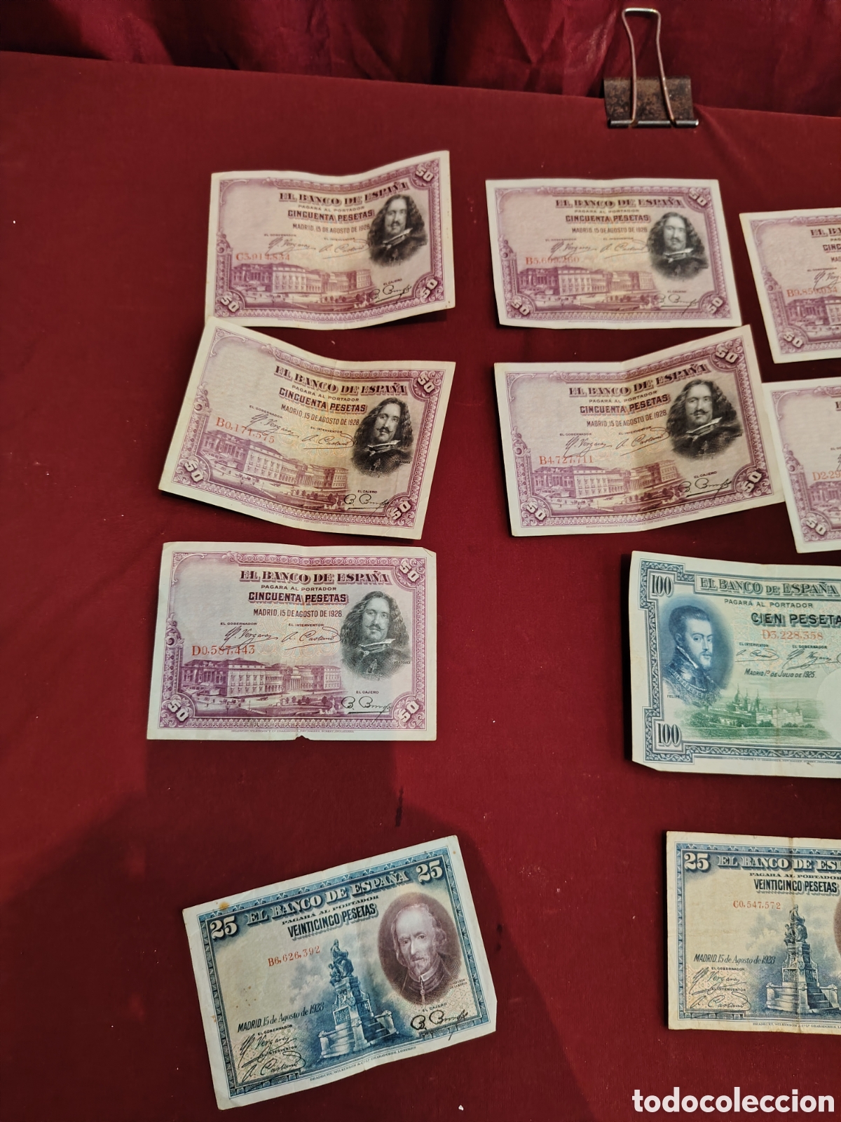 Coleccionismo: Lote de billetes de pesetas - Foto 2