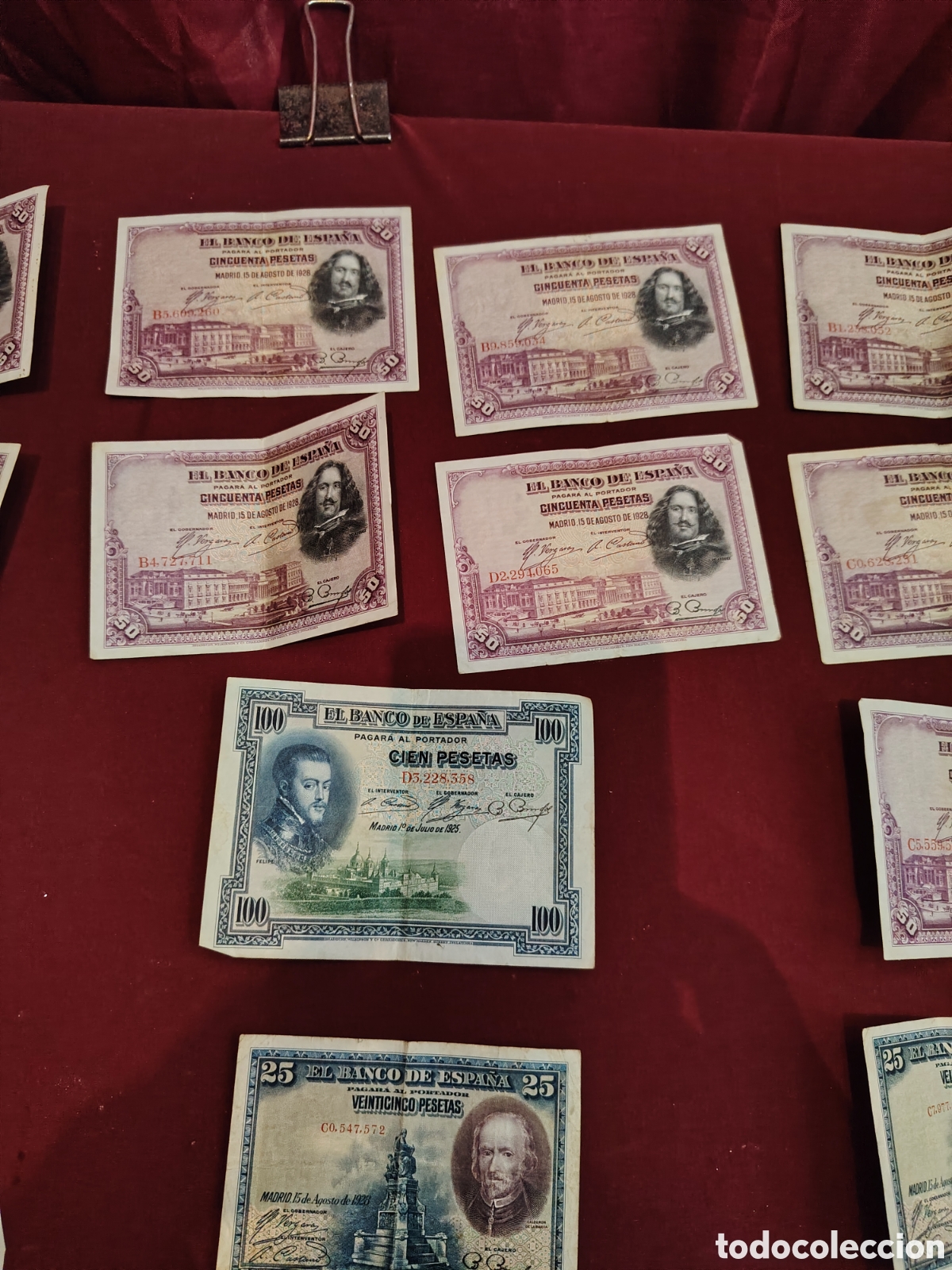 Coleccionismo: Lote de billetes de pesetas - Foto 3