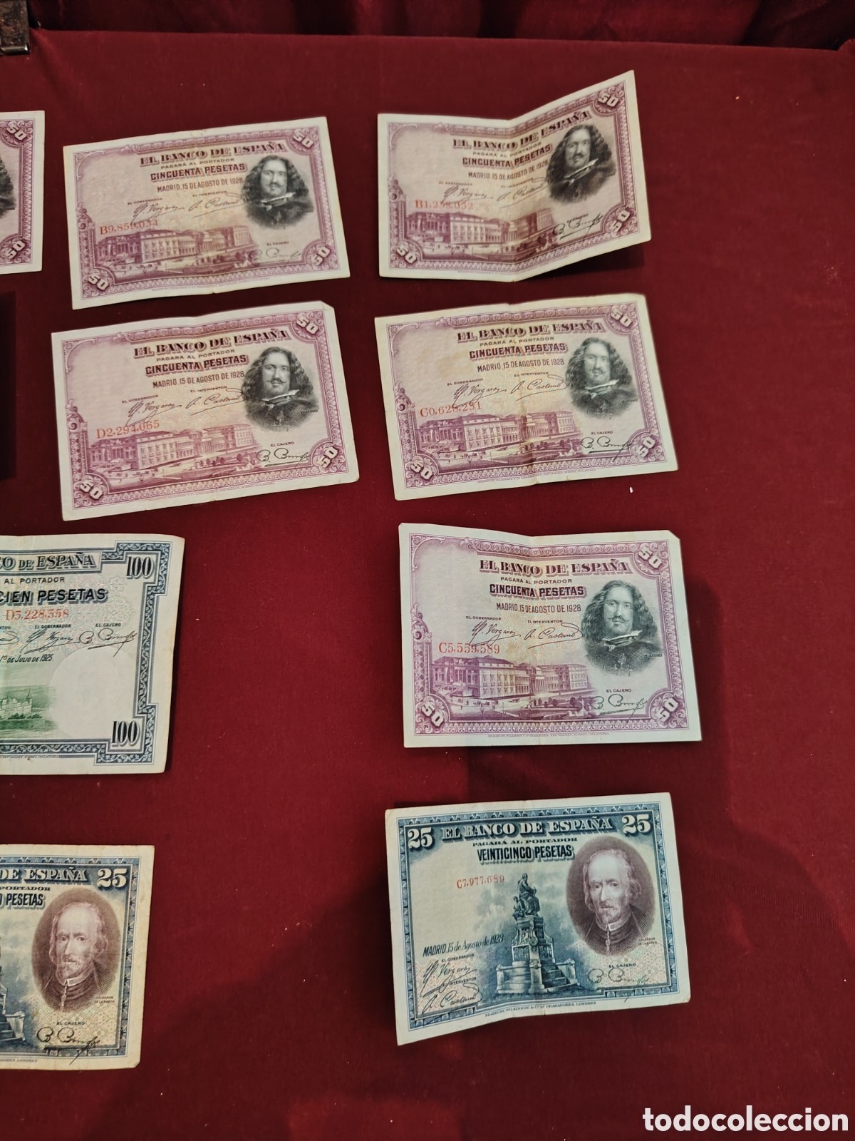 Coleccionismo: Lote de billetes de pesetas - Foto 4