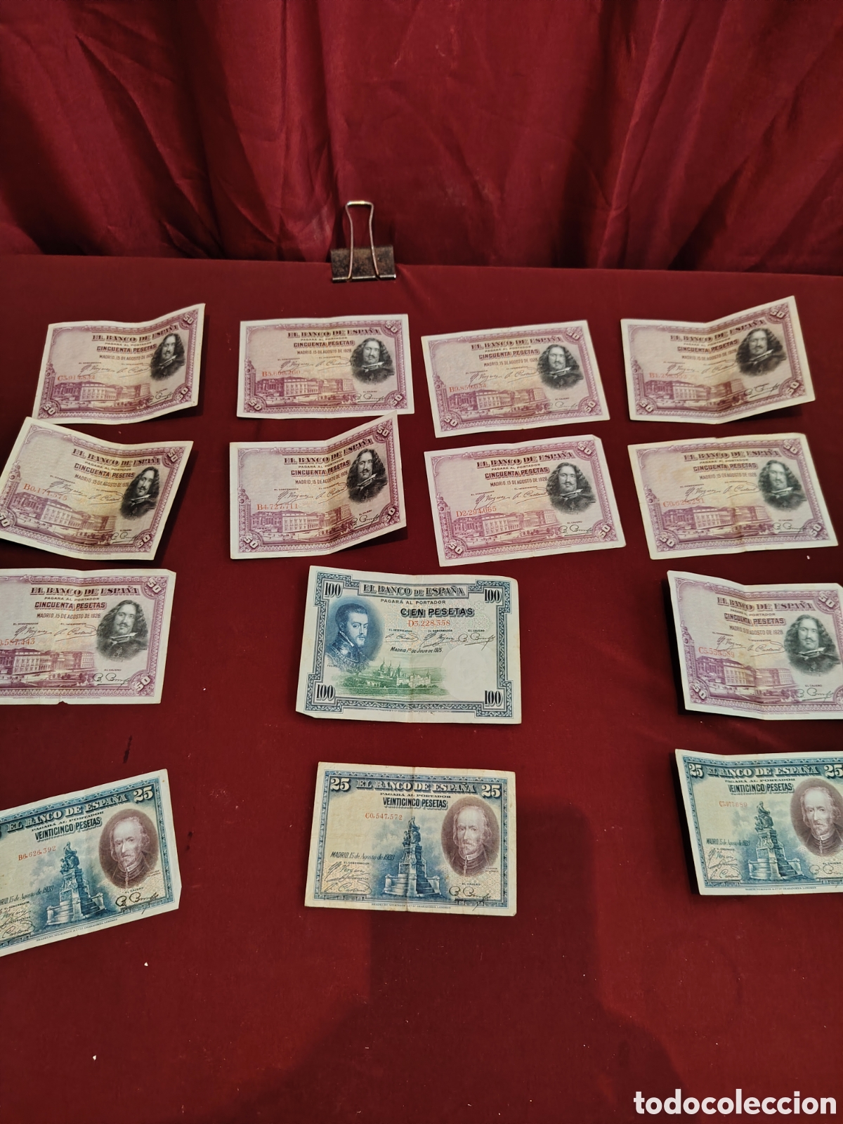 Coleccionismo: Lote de billetes de pesetas - Foto 6