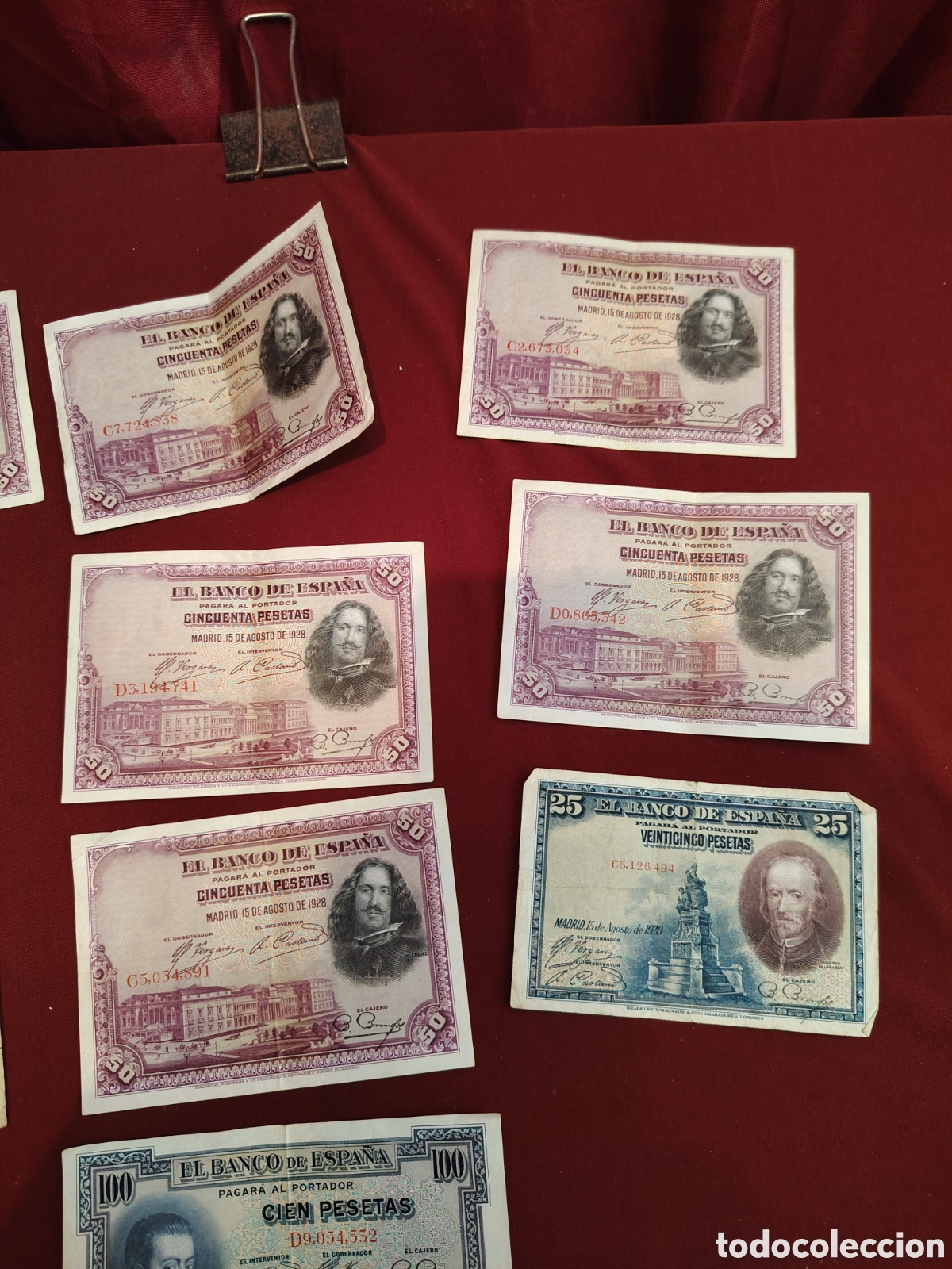 Coleccionismo: Lote de billetes de pesetas - Foto 3