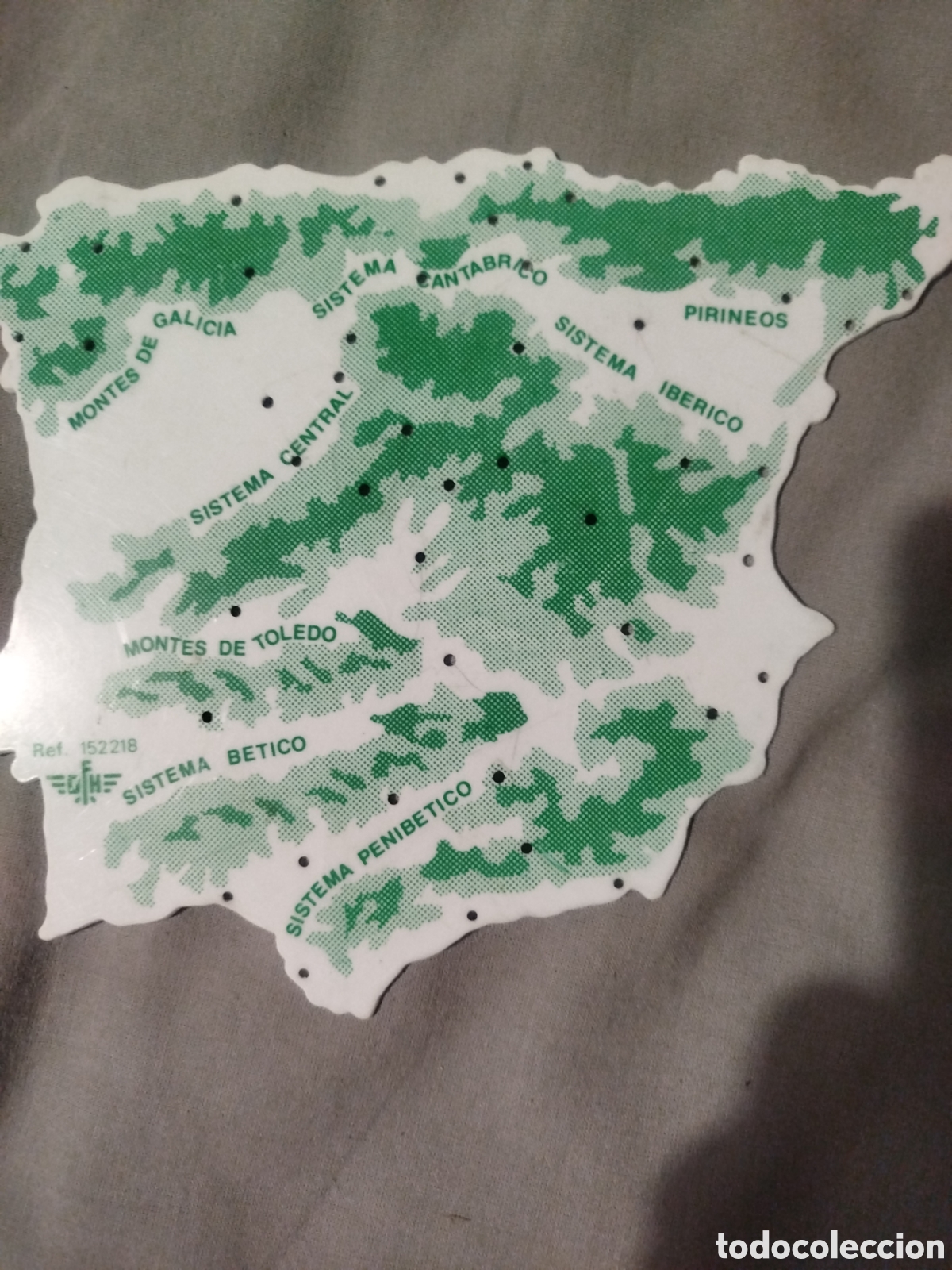 Coleccionismo: Plantilla escolar b2 mapas r&iacute;os y montes - Foto 2