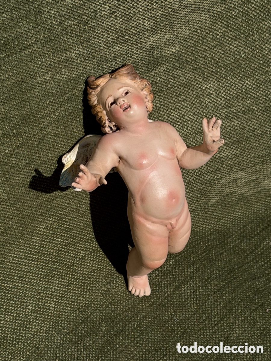 Coleccionismo: Querub&iacute;n / Puti de cuerpo entero - Foto 2