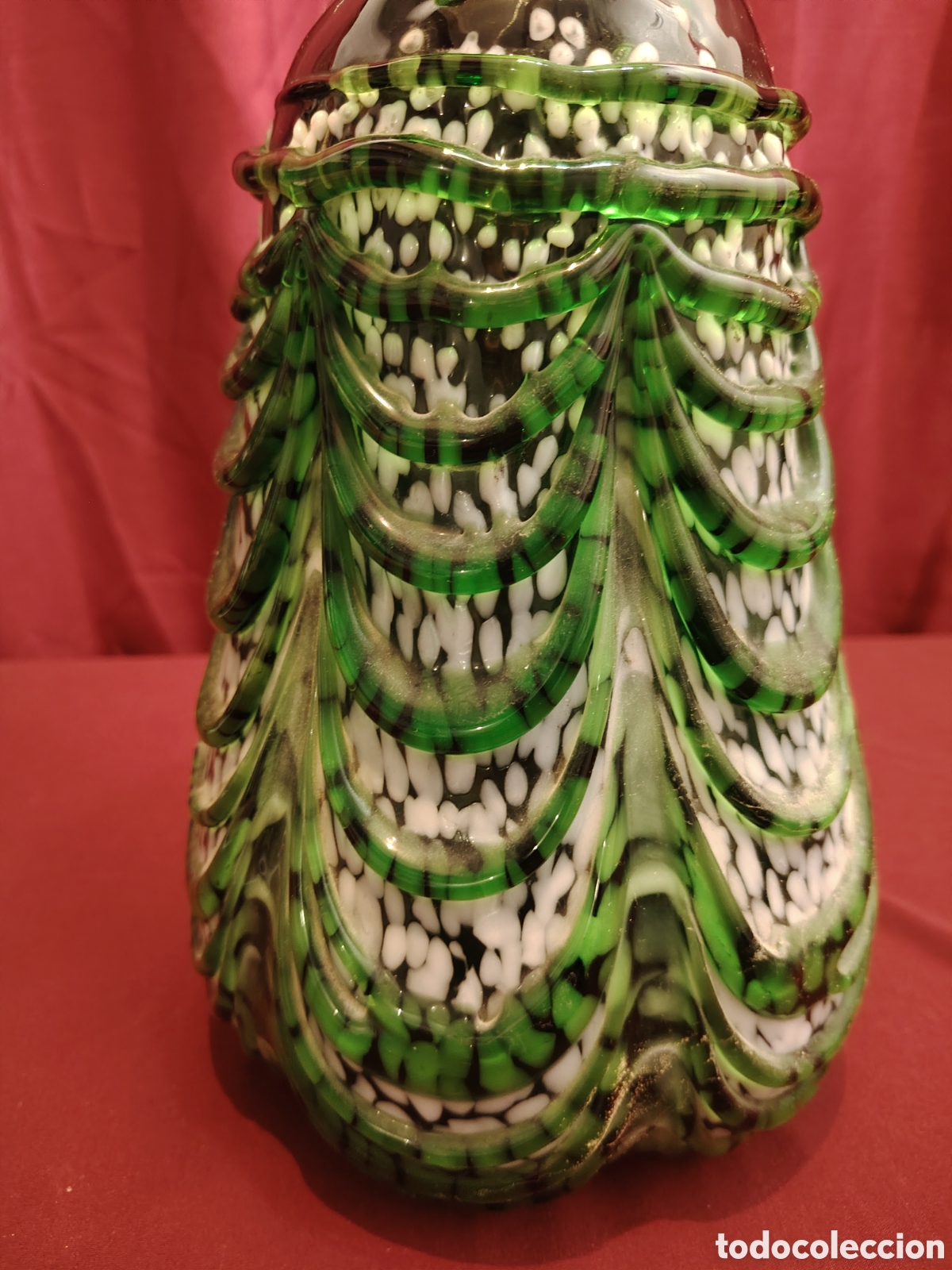Collectionnisme: Bonita jarr&oacute;n de cristal soplado