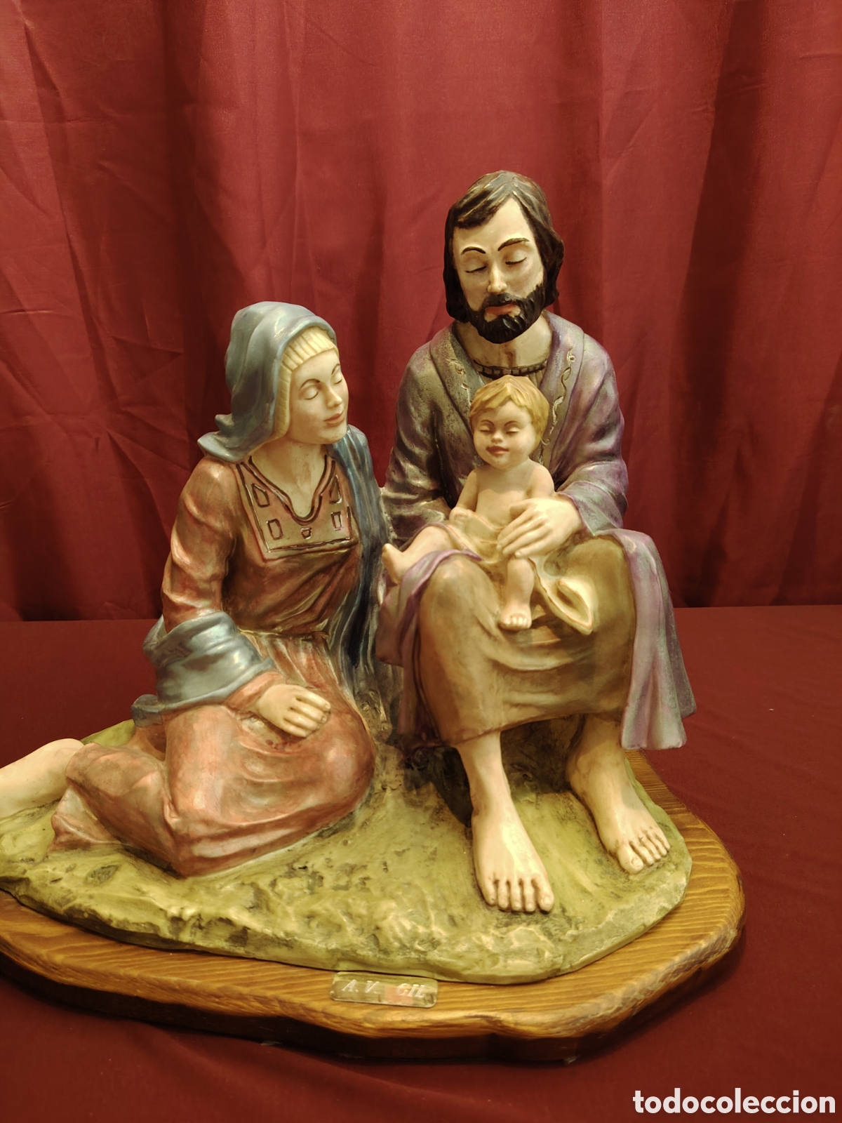 Collecting: Antigua figura religiosa mu&iacute; pesada