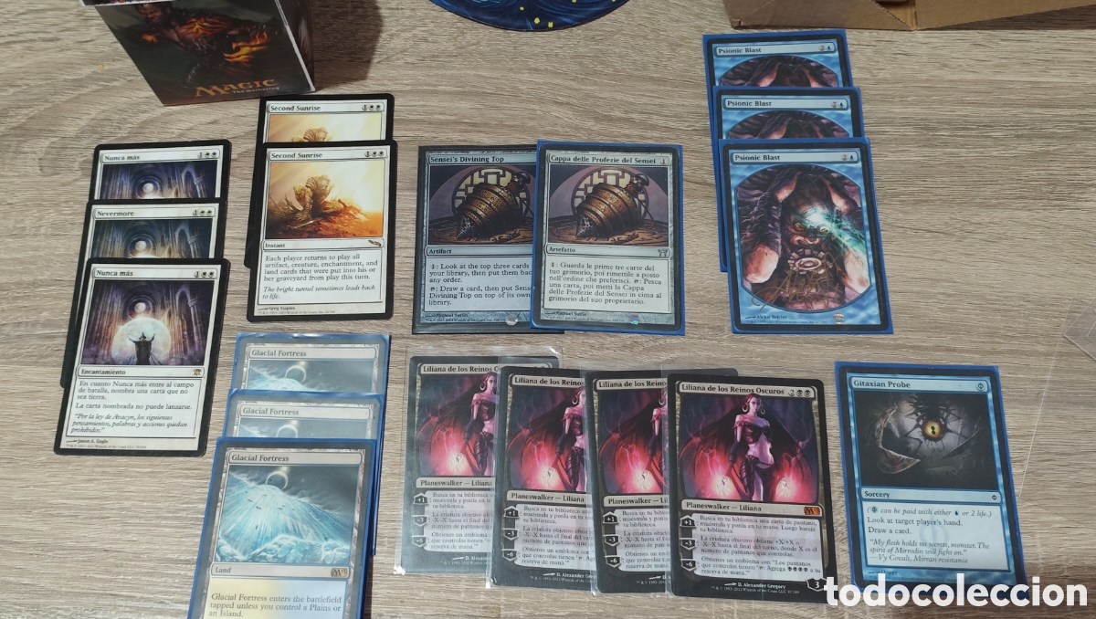 Sammeln: Cartas Magic - MTG - Lilianas del Reino Oscuro, Dos Trompos Sensei... Y casi 300 cartas m&aacute;s