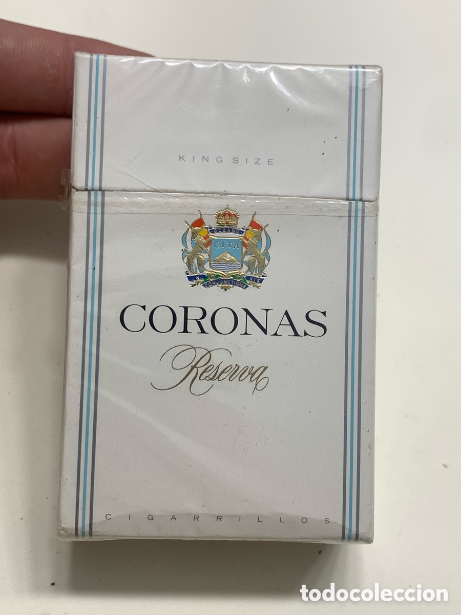 Coleccionismo: PAQUETE DE TABACO - CORONAS RESERVA - CAJETILLA DE 20 CIGARRILLOS - PRECINTADA SIN ABRIR