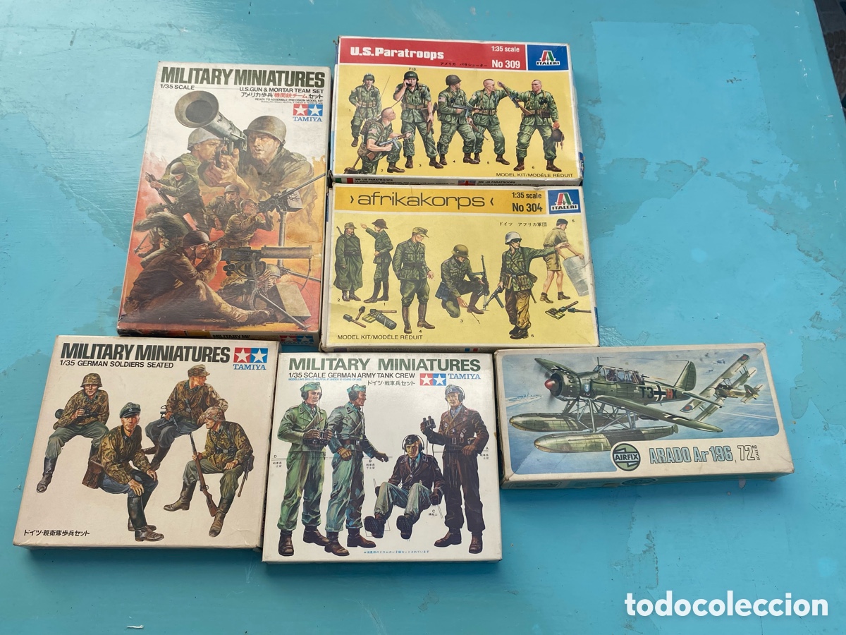 Sammeln: Lote de maquetas Segunda Guerra Mundial incompletas