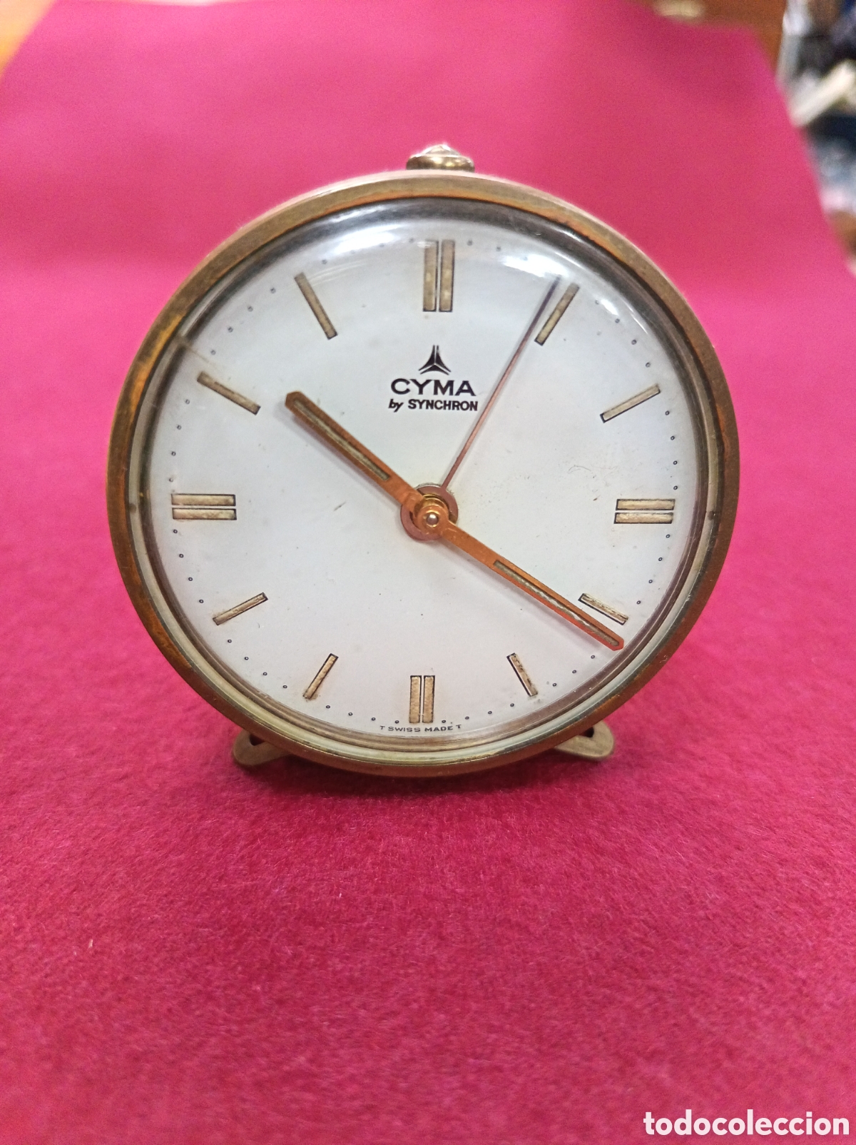 Collezionismo: Reloj cyma, despertador. Funcionando