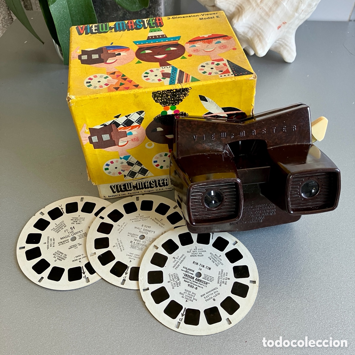 Collecting: View-Master Visor 3D Modelo E Baquelita marr&oacute;n