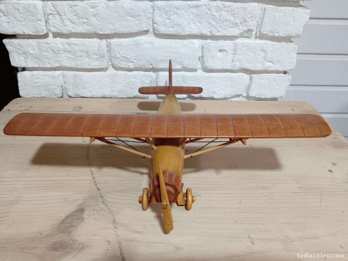 Colecionismo: ANTIGUA MAQUETA DE AVI&Oacute;N MDERA