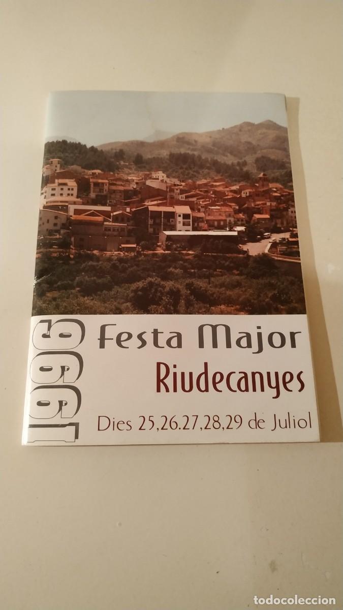 Colecionismo: FIESTA MAJOR RIUDECANYES 1996.