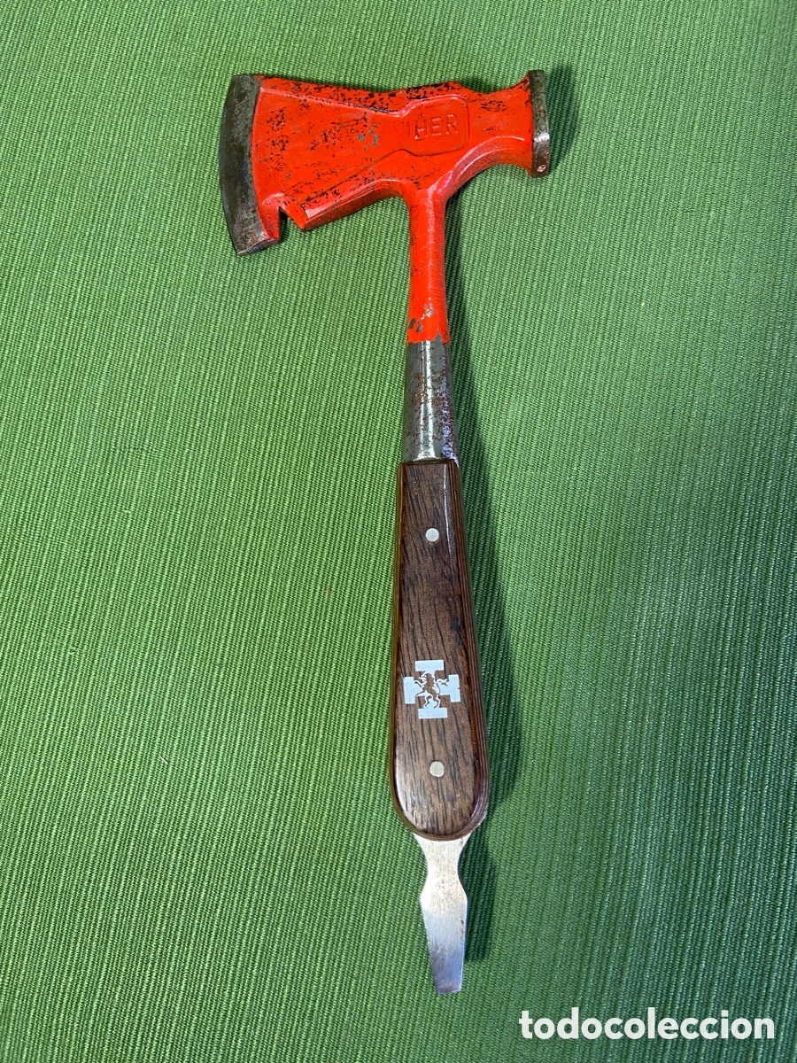 Coleccionismo: Hacha IHER (Aitor). Para campamentos OJE (O.J.E.) - Foto 16