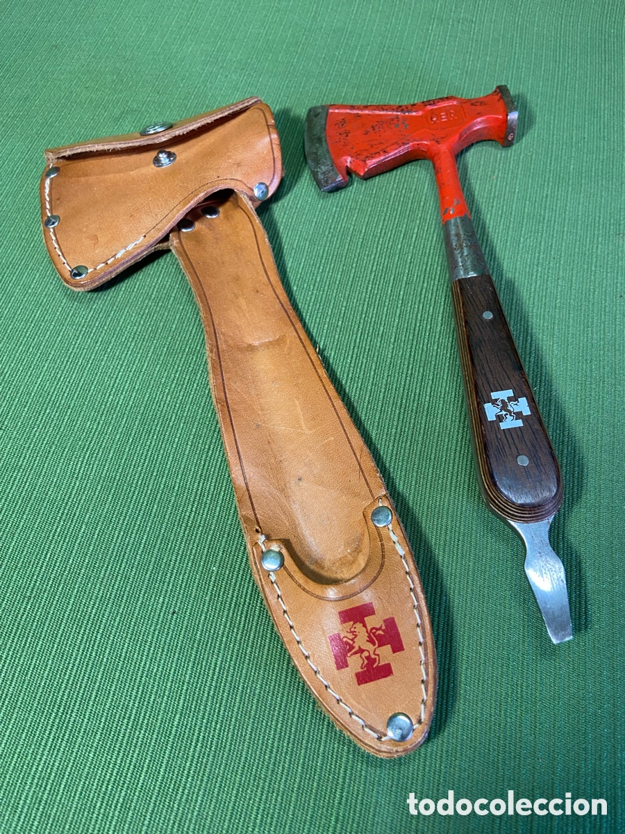 Coleccionismo: Hacha IHER (Aitor). Para campamentos OJE (O.J.E.) - Foto 28