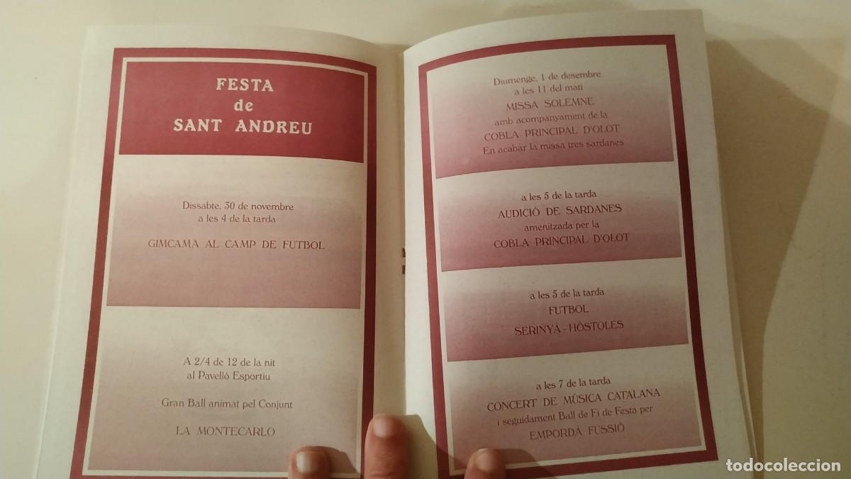 Coleccionismo: FESTA MAJOR SANT ANDREU SERINY&Agrave; 1996. - Foto 3