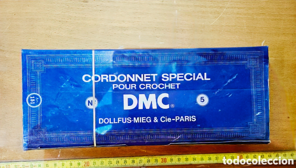 Collectionnisme: Caja Hilo DMC Cordonnet Sp&eacute;cial N&ordm; 5 (Art. 151) Vintage