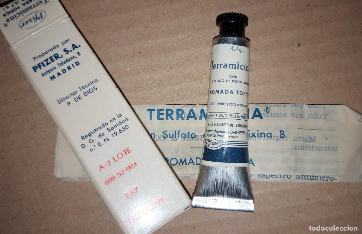 Coleccionismo: ANTIGUO Medicamento DE FARMACIA, TERRAMICINA pomada DE PFIZER