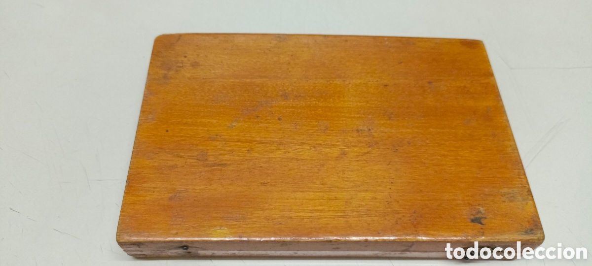 Coleccionismo: Antiguo comp&aacute;s lat&oacute;n dorado - Foto 11