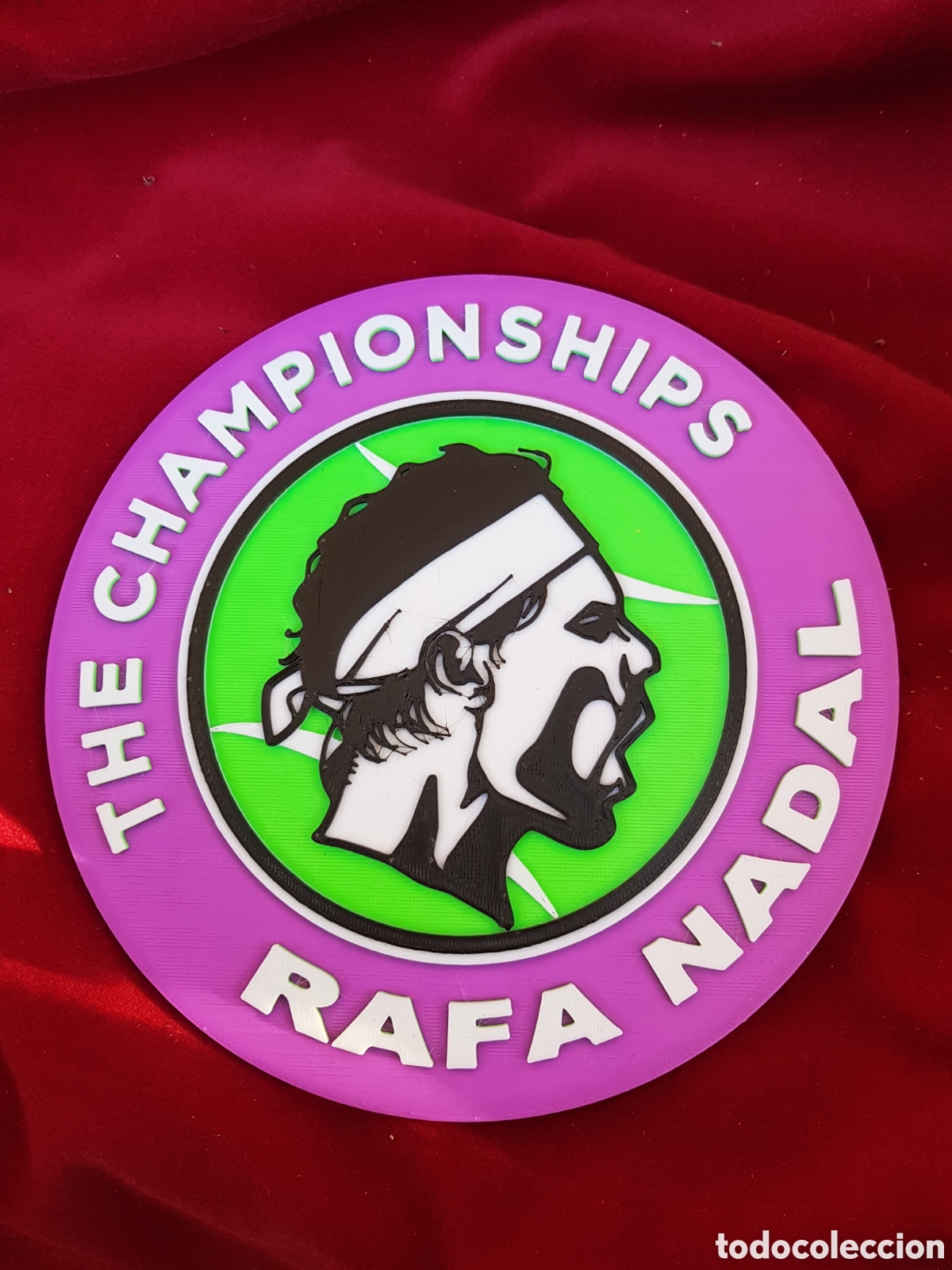 Colecionismo: PLACA EN RELIEVE RAFA NADAL