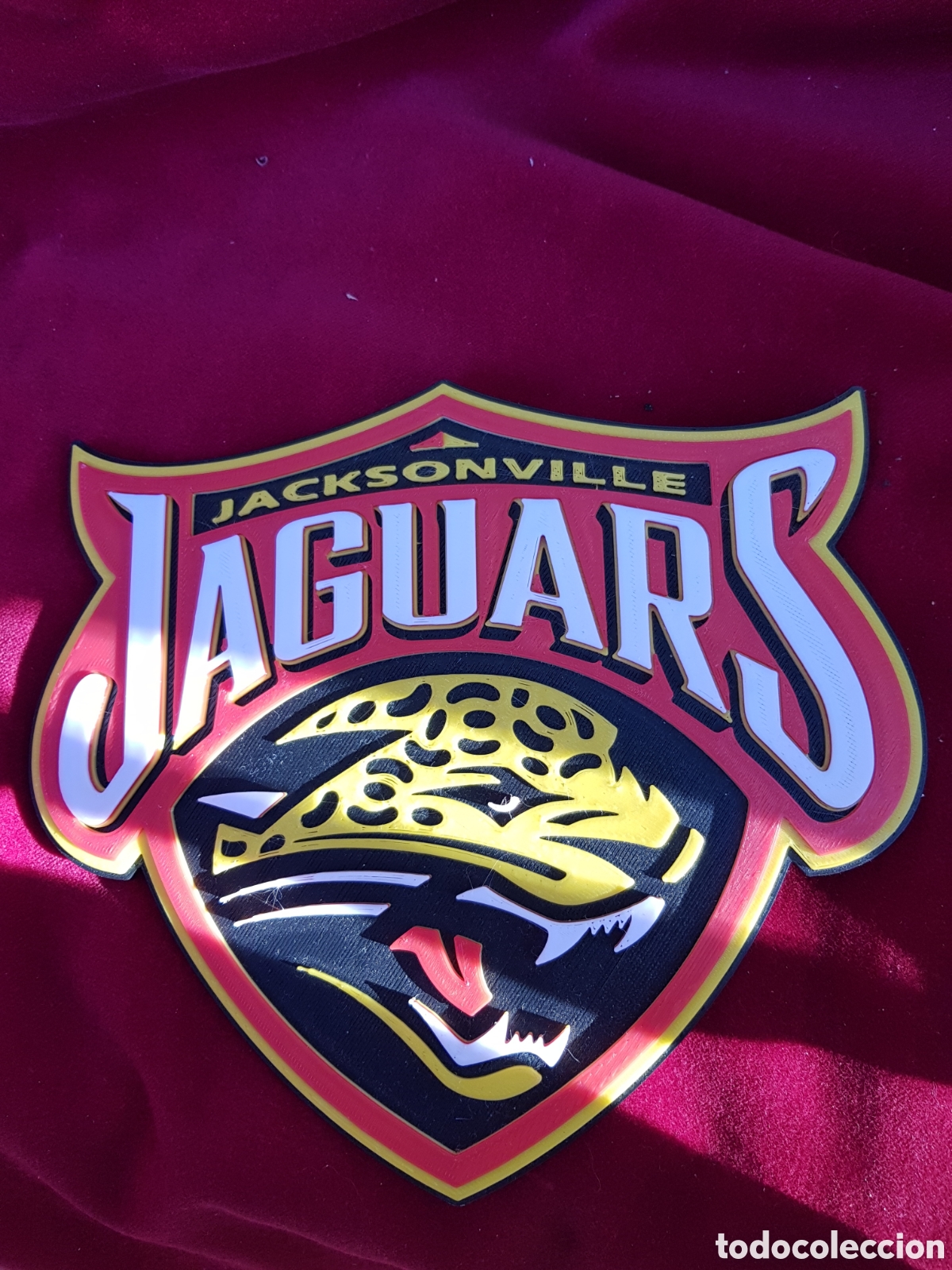 Coleccionismo: PLACA EN RELIEVE DE JAGUARS