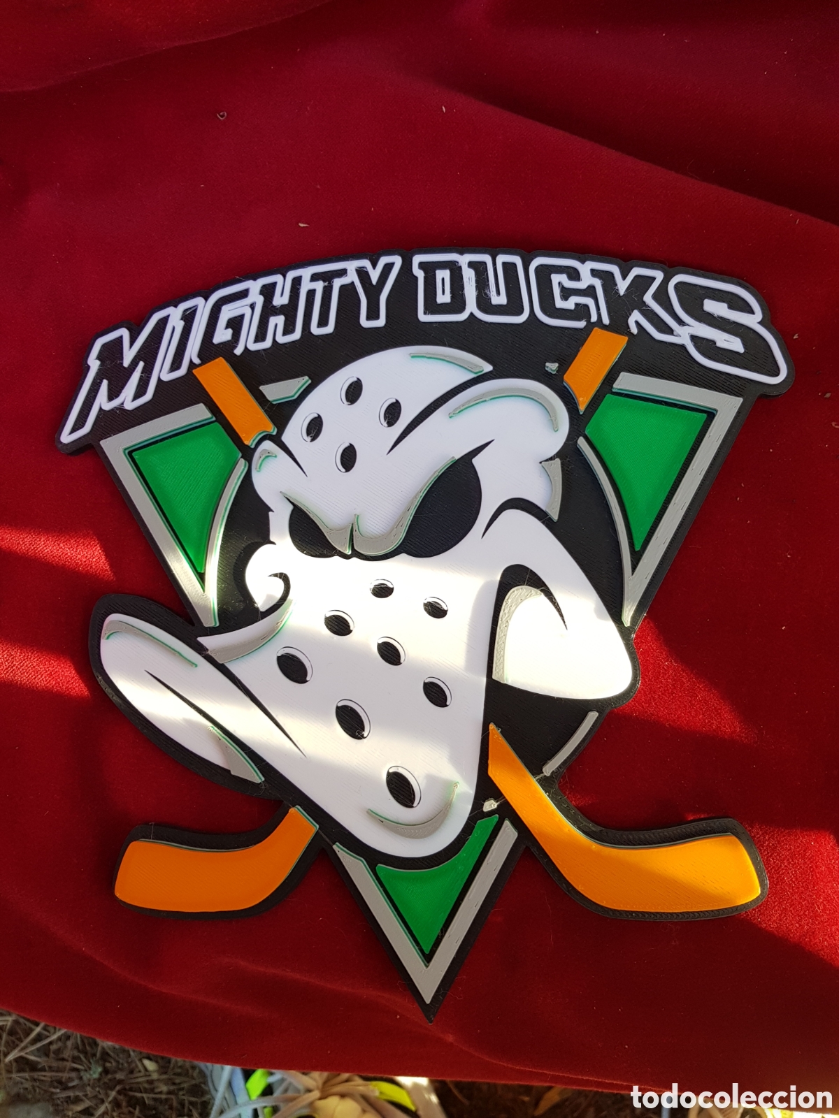 Sammeln: PLACA EN RELIEVE DE MIGHTY DUCKS