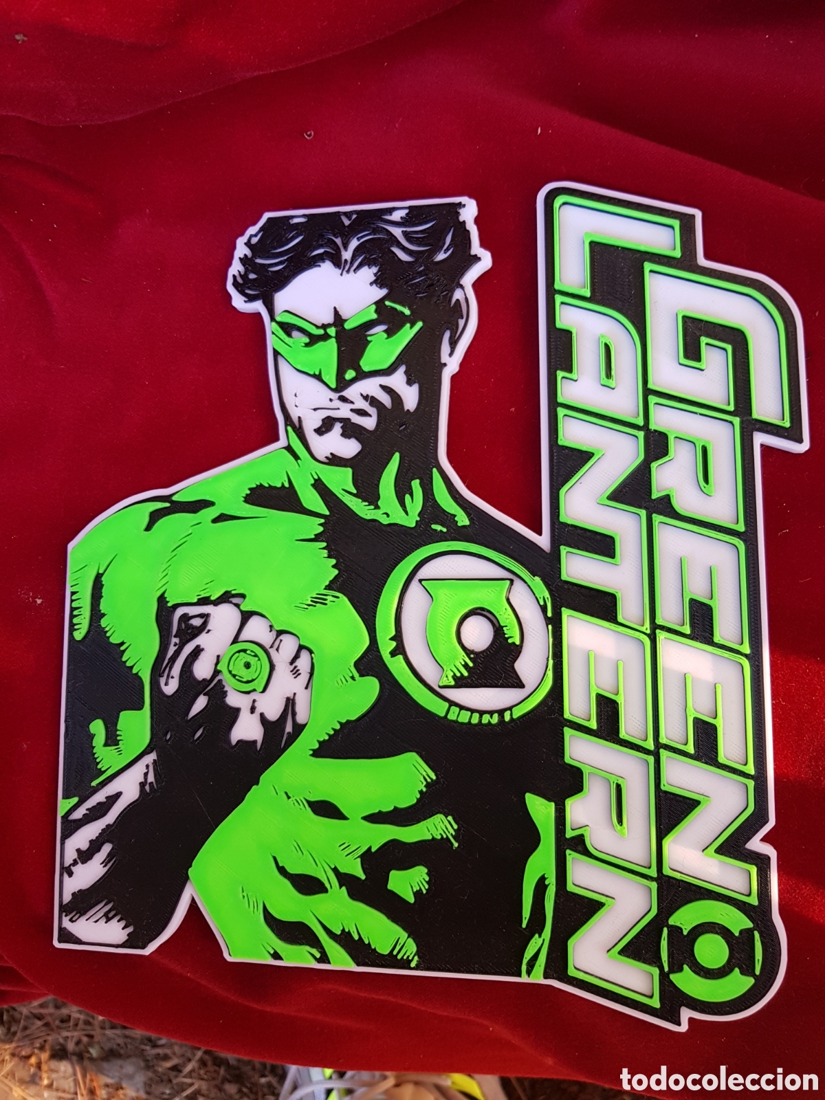 Coleccionismo: PLACA EN RELIEVE DE GREEN LANTERN