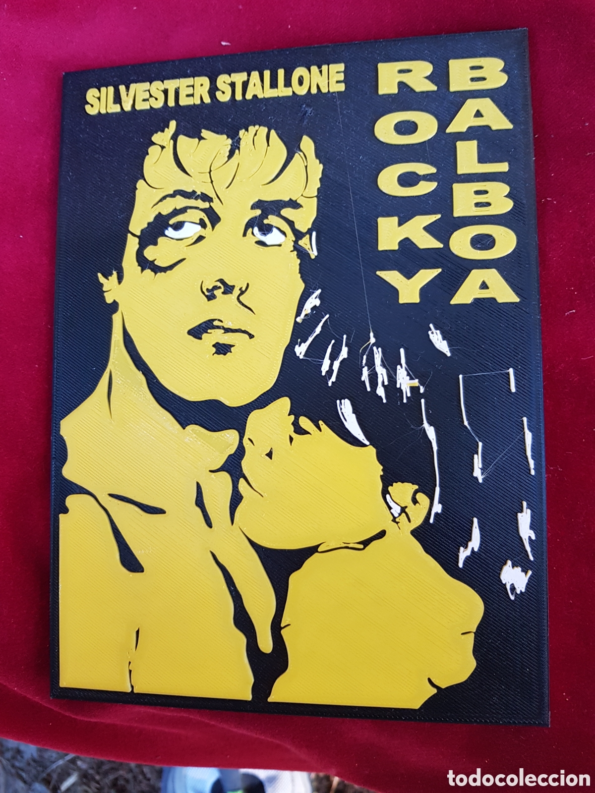 Coleccionismo: PLACA EN RELIEVE DE ROCKY