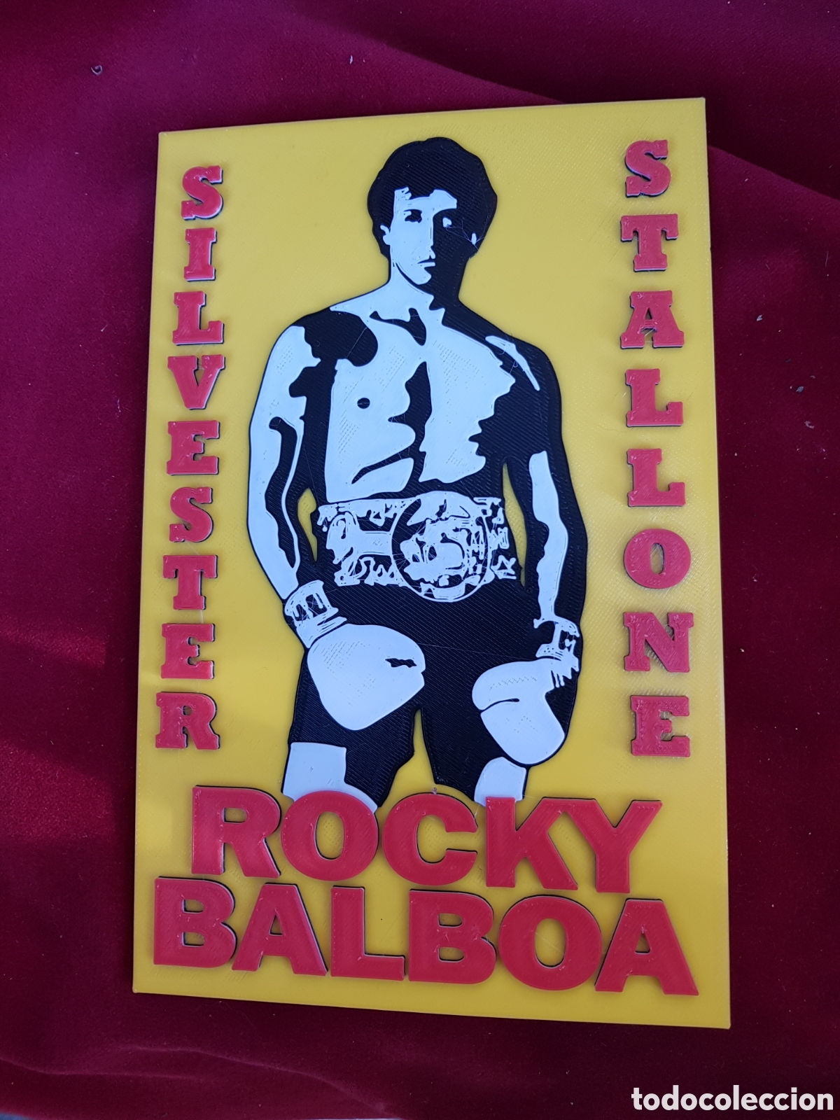 Coleccionismo: PLACA EN RELIEVE DE ROCKY