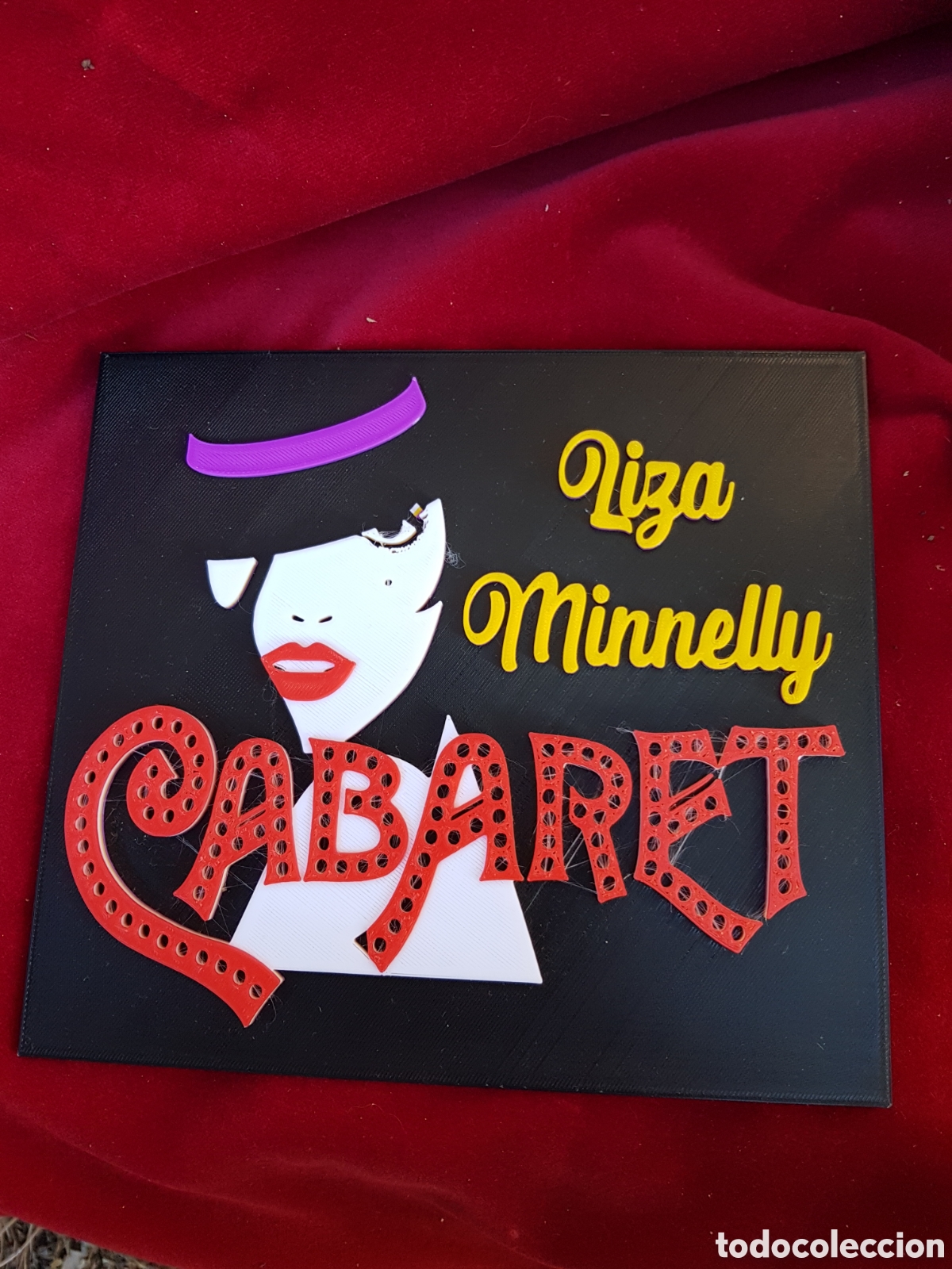 Colecionismo: PLACA EN RELIEVE DE CABARET