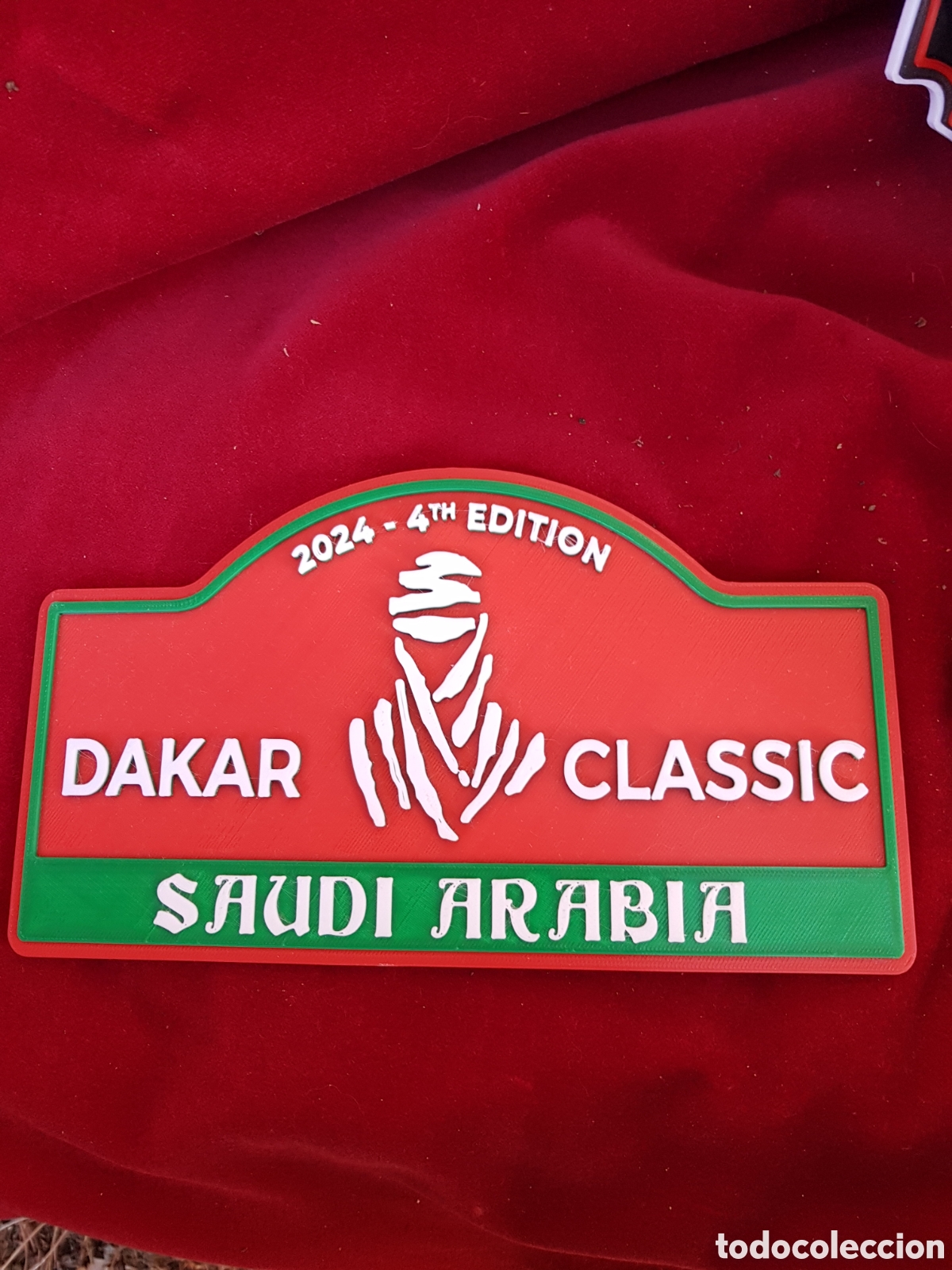 Sammeln: PLACA EN RELIEVE DEL DAKAR