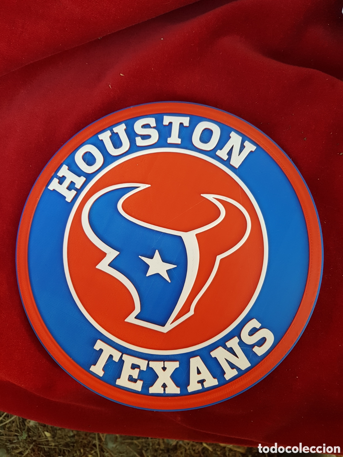 Collectionnisme: PLACA EN RELIEVE DE HOUSTON TEXANS