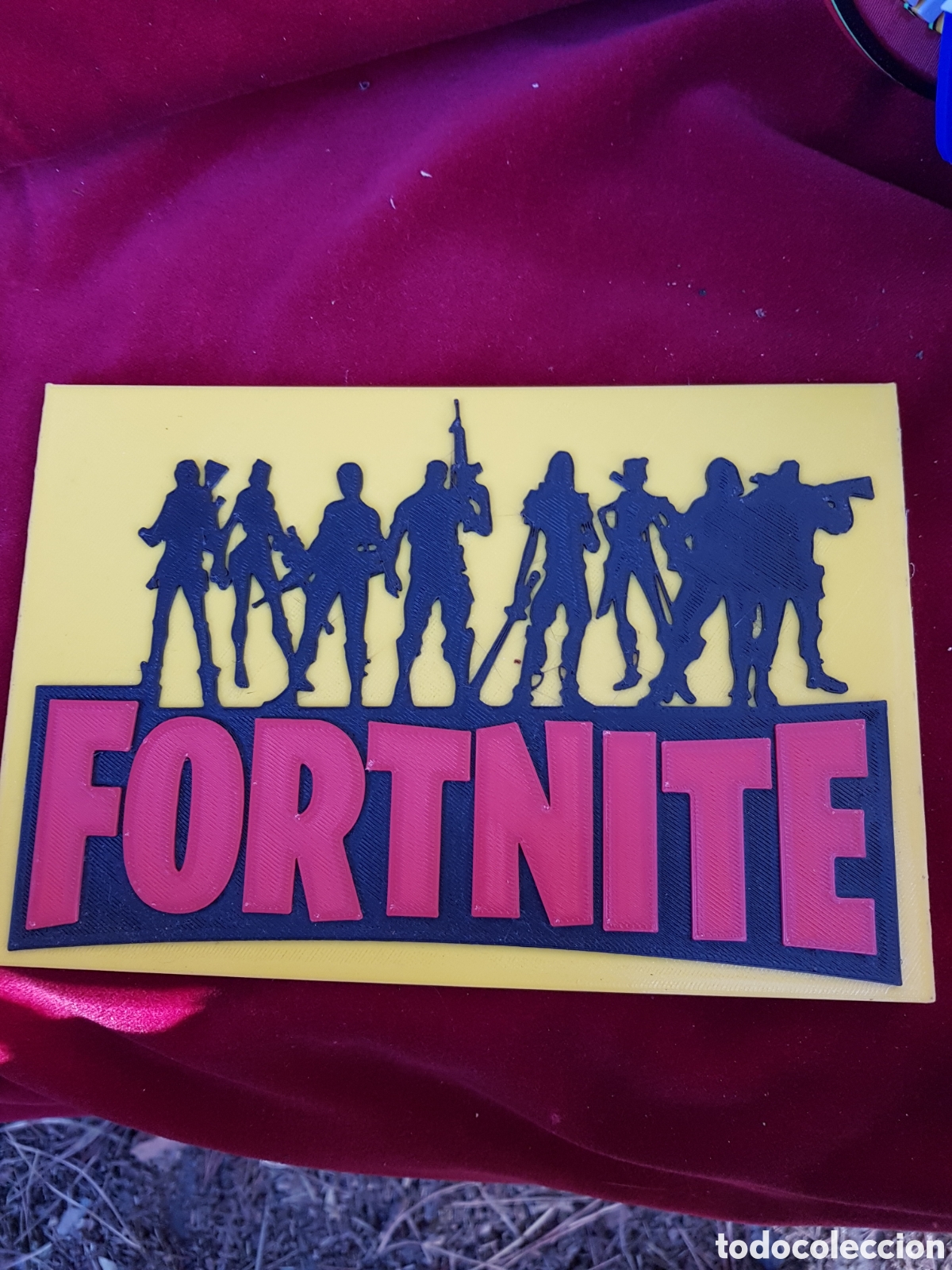 Coleccionismo: PLACA EN RELIEVE DE FORTNITE - Foto 1