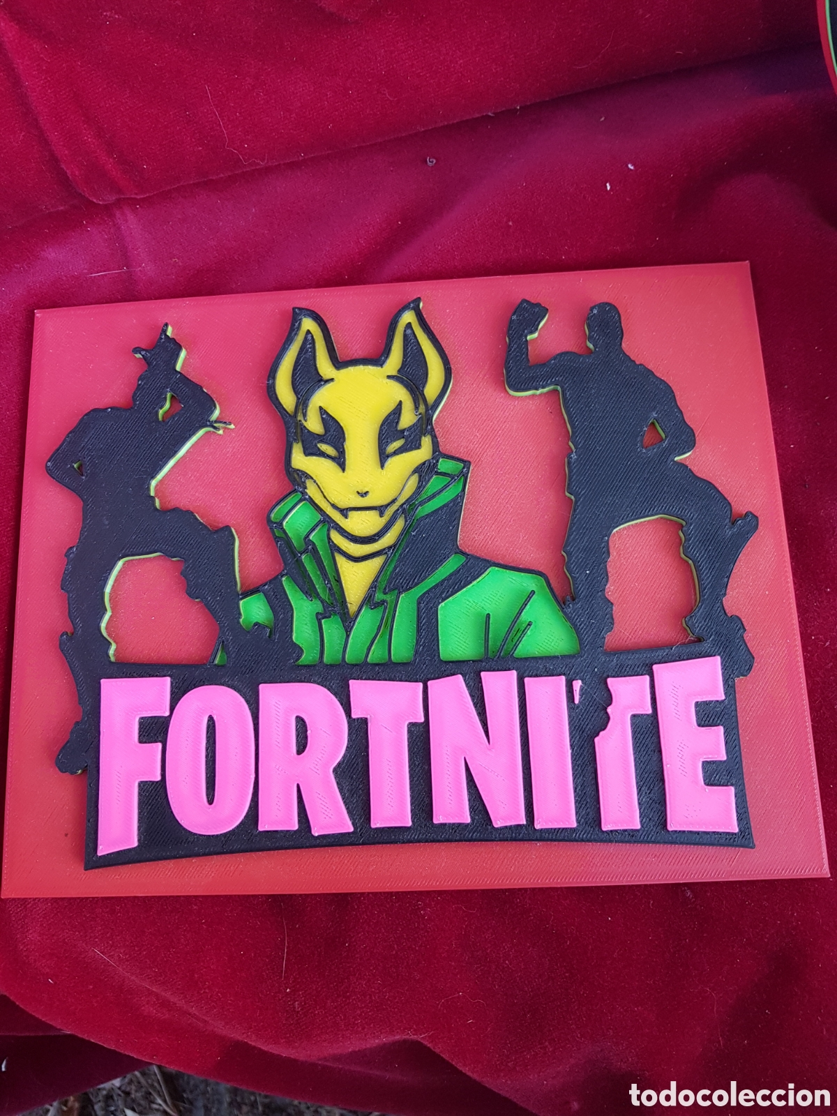 Coleccionismo: PLACA EN RELIEVE DE FORTNITE - Foto 1