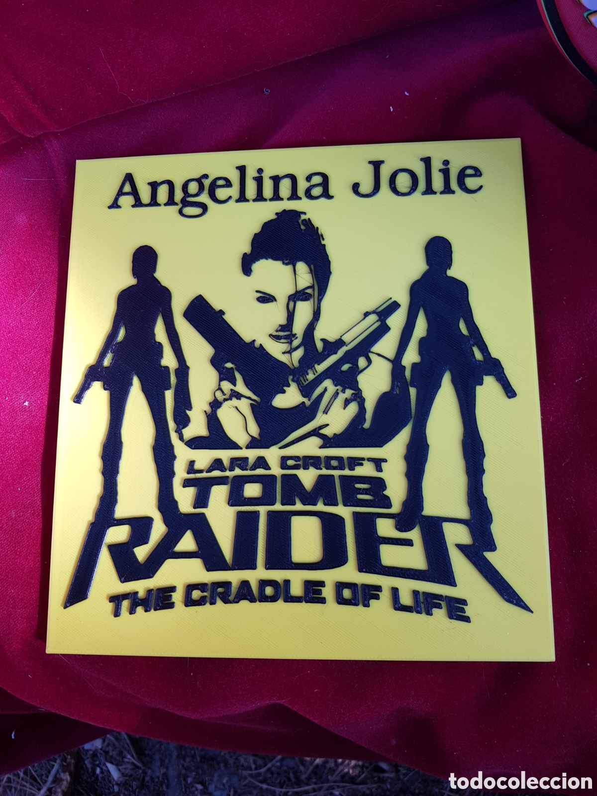 Colecionismo: PLACA EN RELIEVE DE TOMB RAIDER