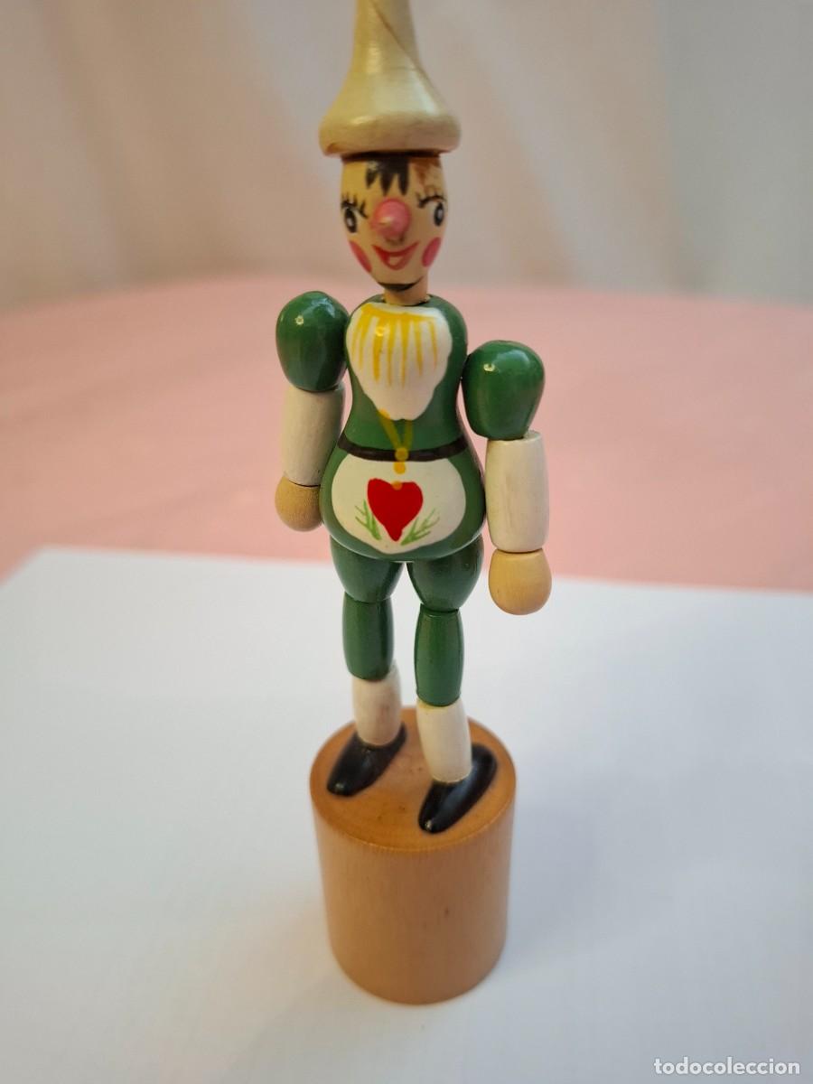 Coleccionismo: PAREJA MU&Ntilde;ECOS VINTAGE, EN MADERA - Foto 5
