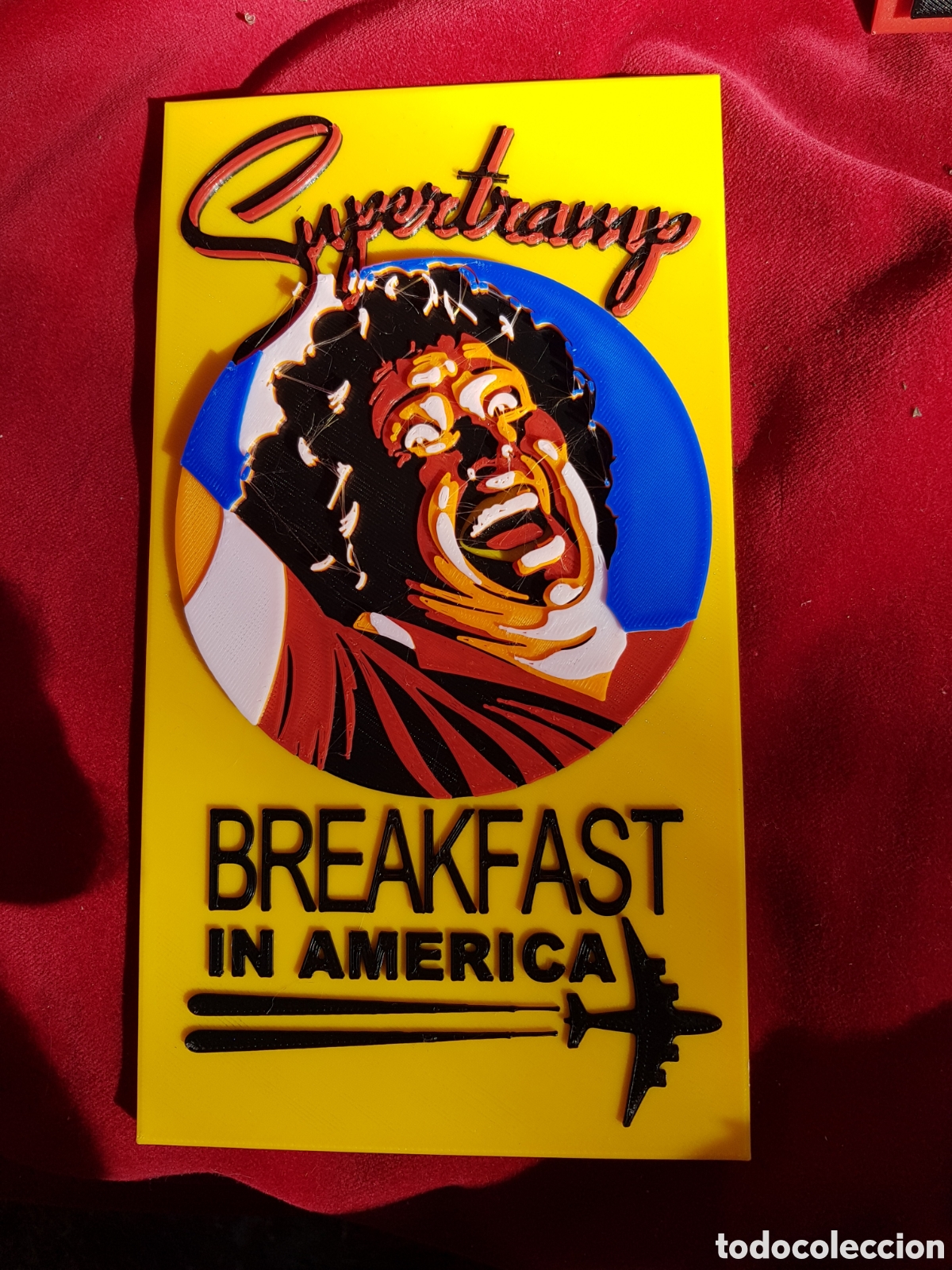Coleccionismo: PLACA EN RELIEVE DE BREAKFAST EN AM&Eacute;RICA