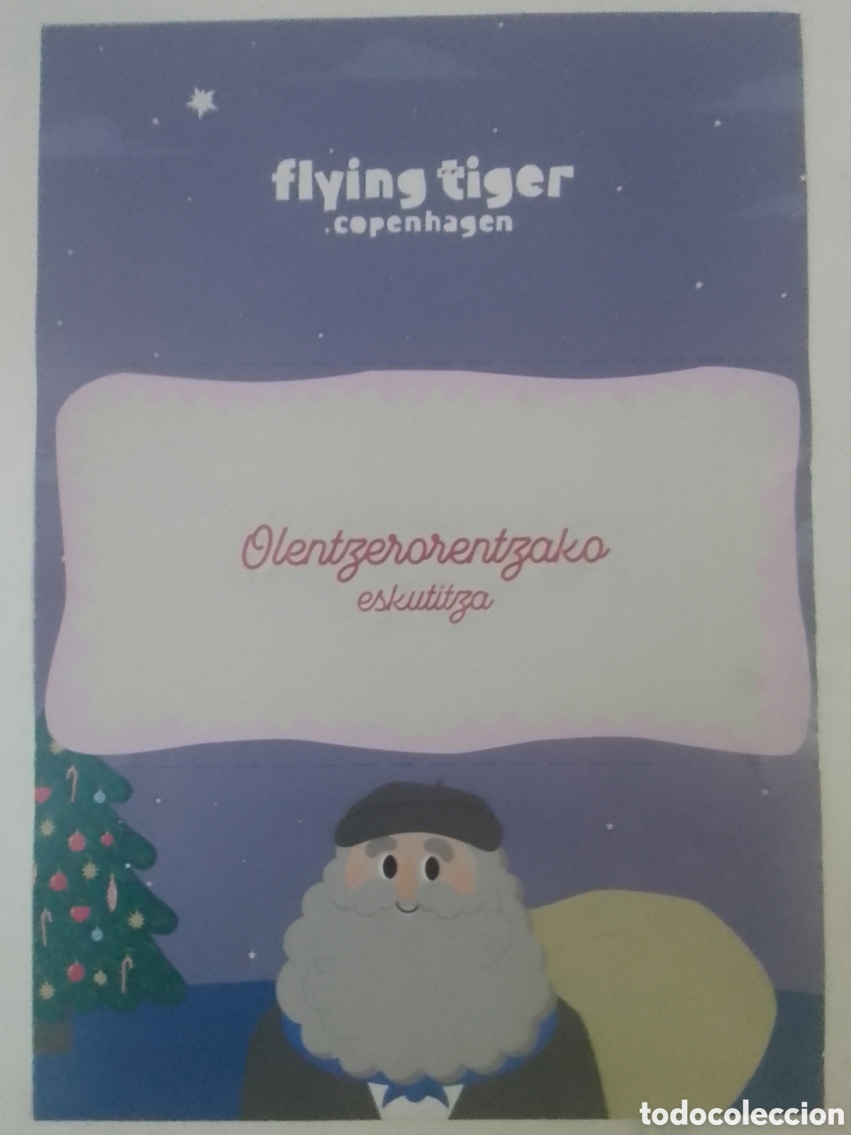Coleccionismo: Carta Olentzero flying tiger copenhagen.
