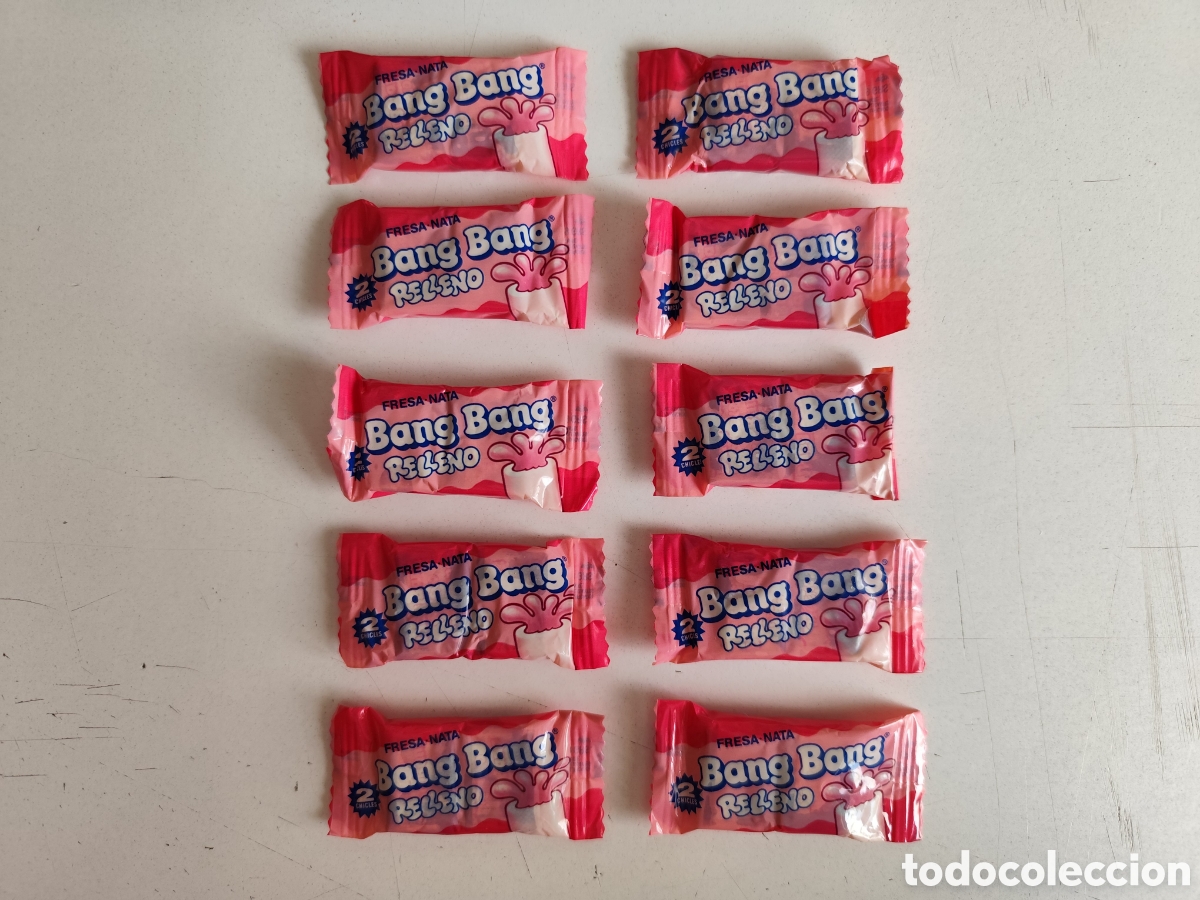 Sammeln: Chicles Bang Bang sin abrir. Lote 10 chicles a&ntilde;os 80/90