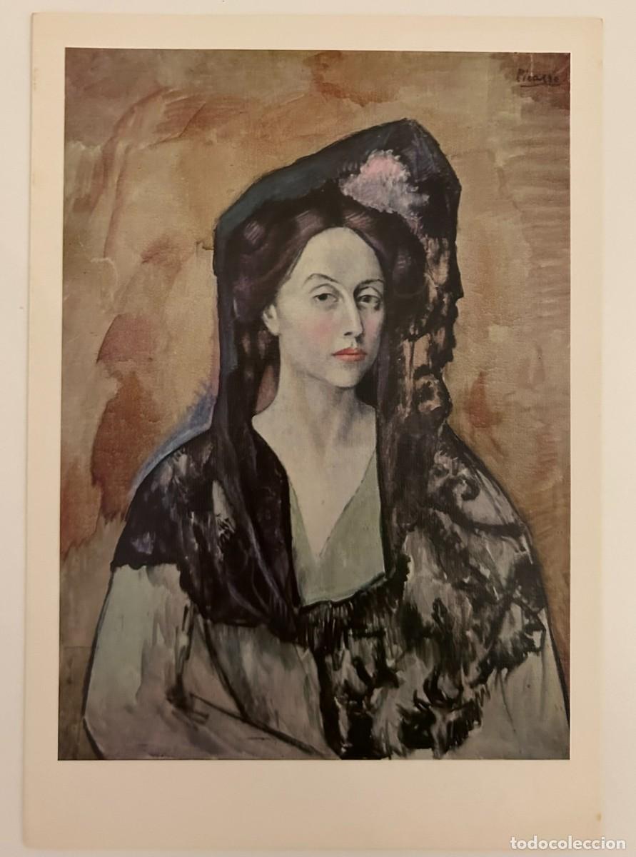 Colecionismo: RETRATO SRA. CANALS- PICASSO &ndash; PINACOTECAS ESPA&Ntilde;OLAS MUSEO PICASSO BARCELONA &ndash; L&Aacute;MINA HOSBON 1967