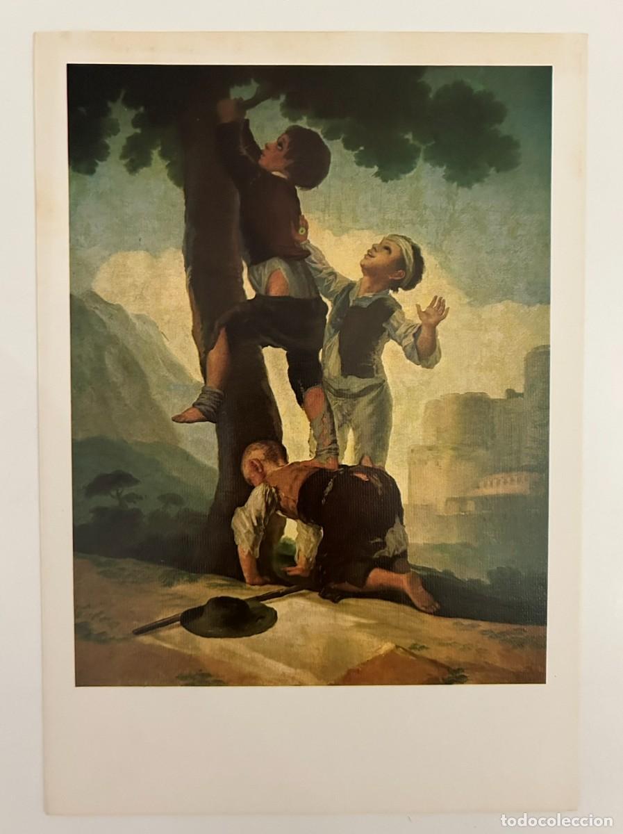 Colecionismo: MUCHACHOS TREPANDO A UN &Aacute;RBOL &ndash; GOYA &ndash; PINACOTECAS ESPA&Ntilde;OLAS MUSEO DEL PRADO &ndash; L&Aacute;MINA HOSBON 1968